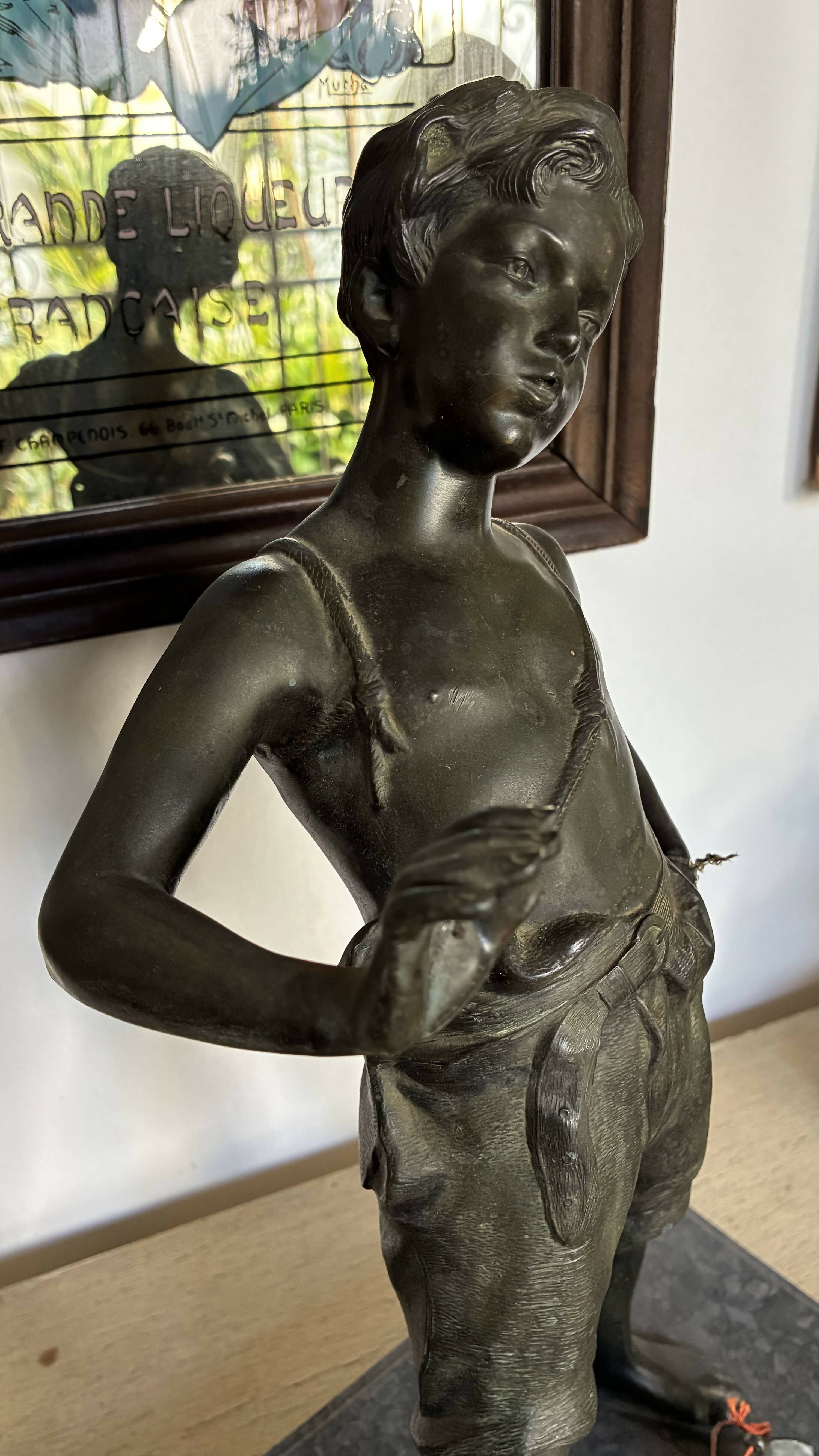 Escultura Antiga em Bronze