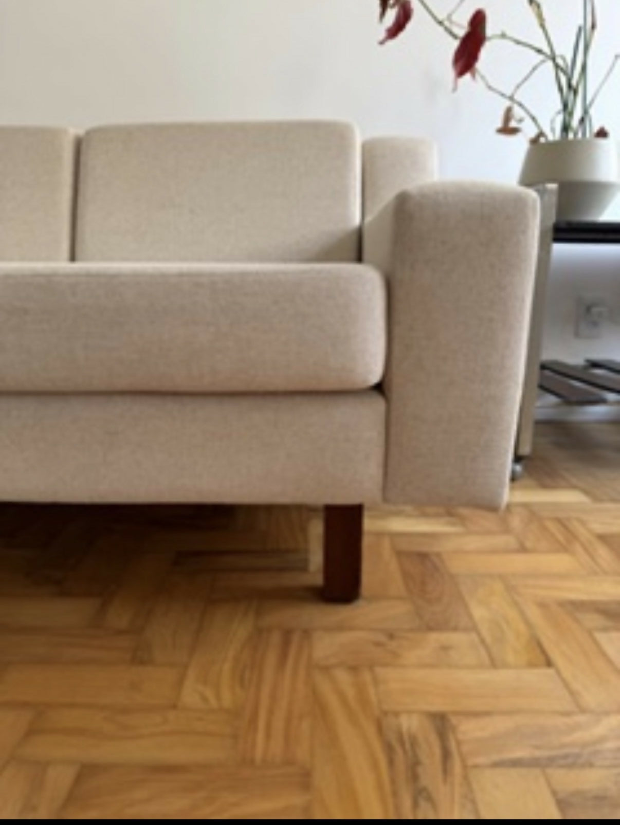 Sofá Caola Sérgio Rodrigues dois lugares - jacarandá anos 60