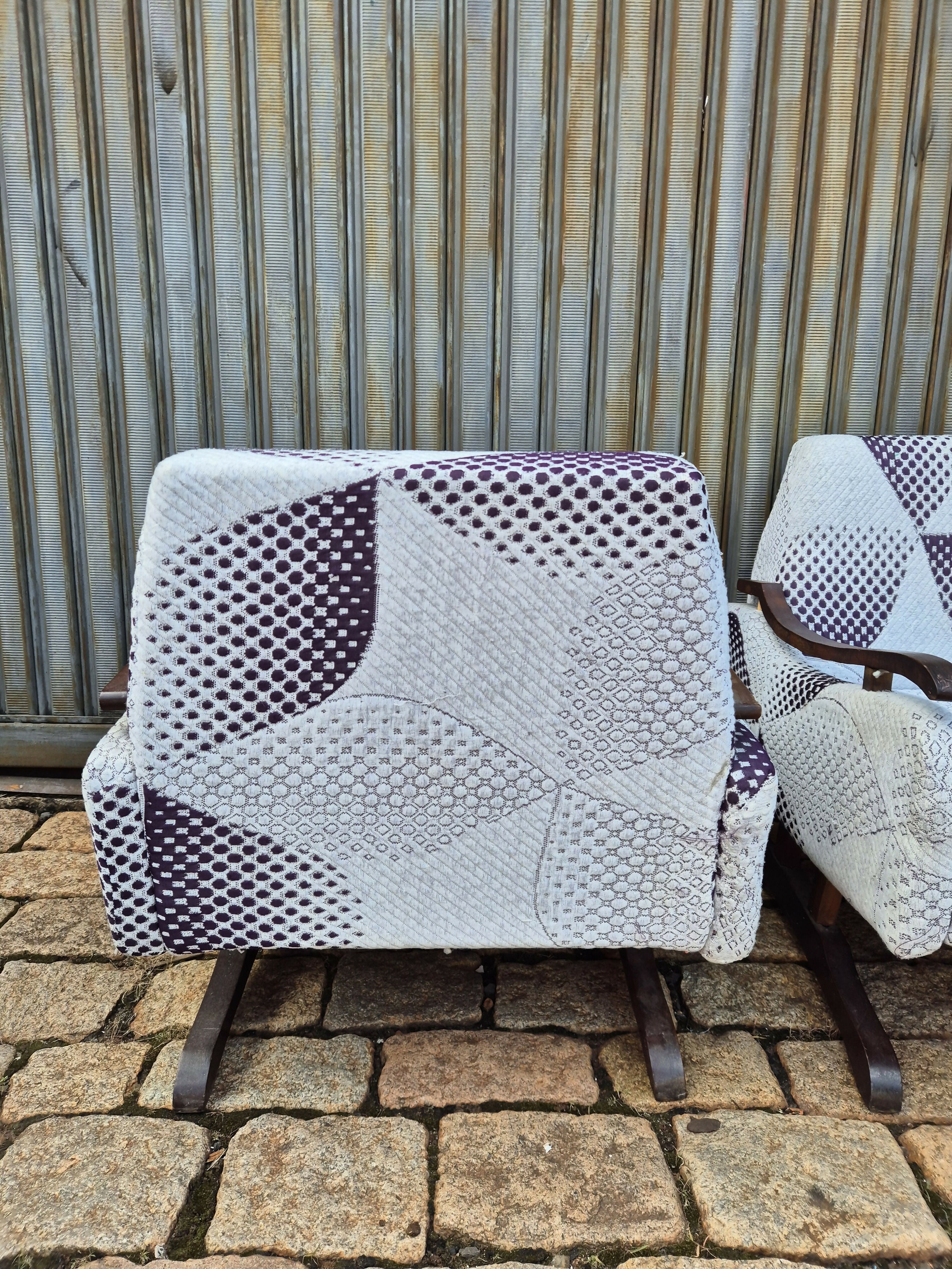 Par de poltronas anos 60 vintage