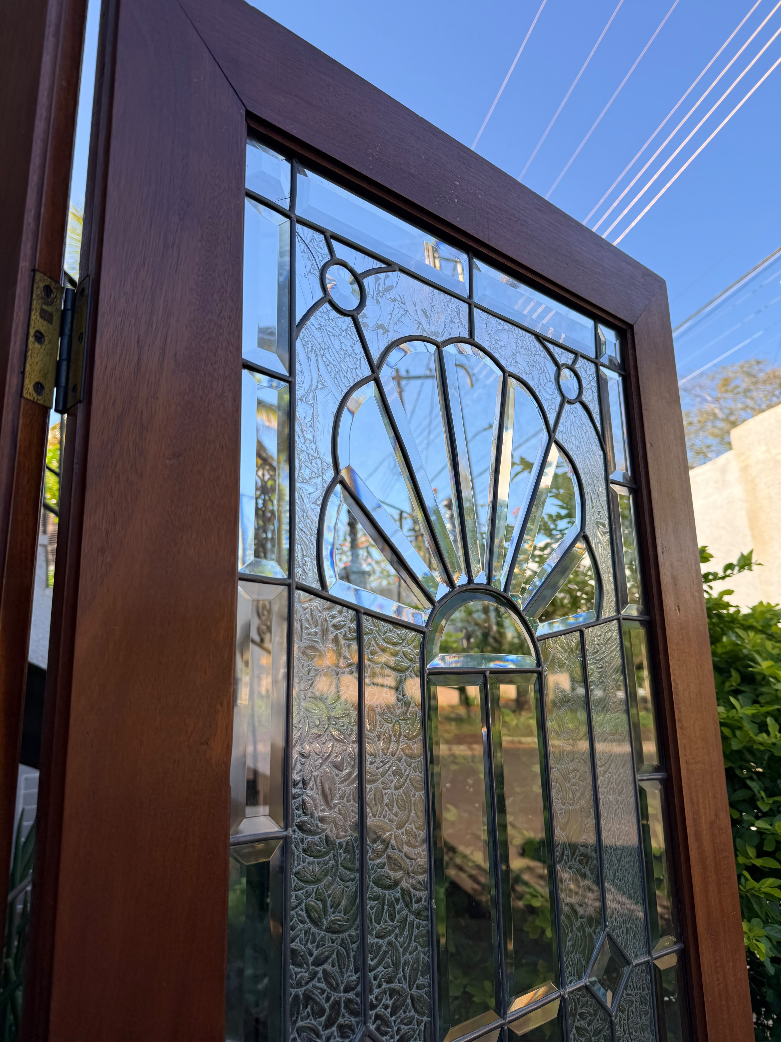 Biombo de Vitral em cristal bisotado 