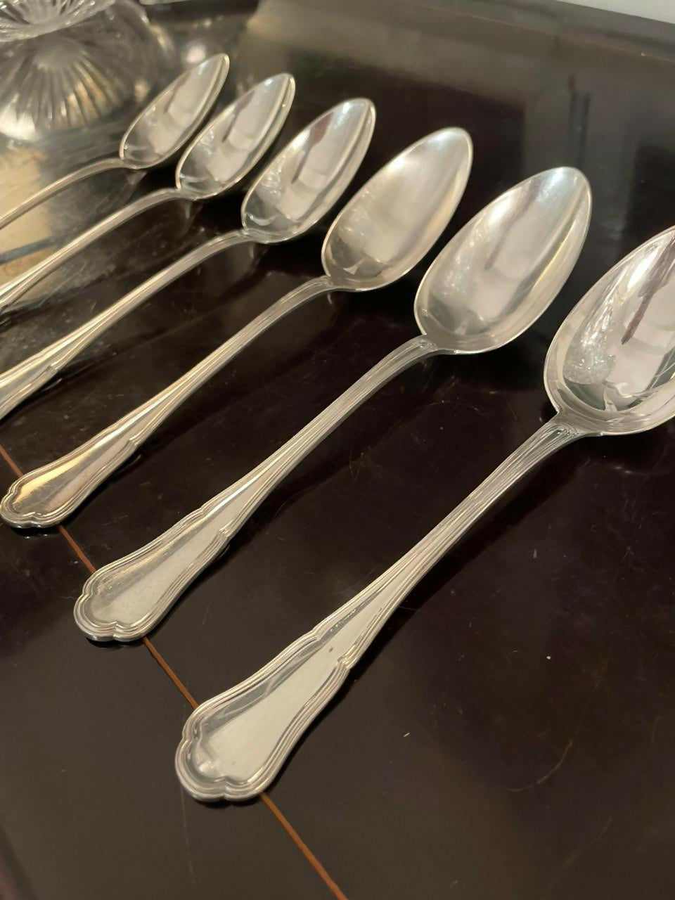 CHRISTOFLE - 6 colheres de mesa Spatours
