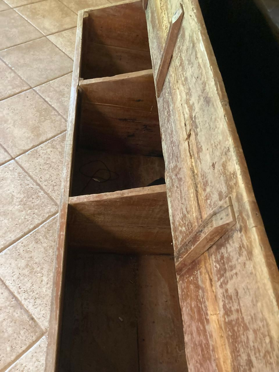 Antigo Baú de Cereais de mercearia