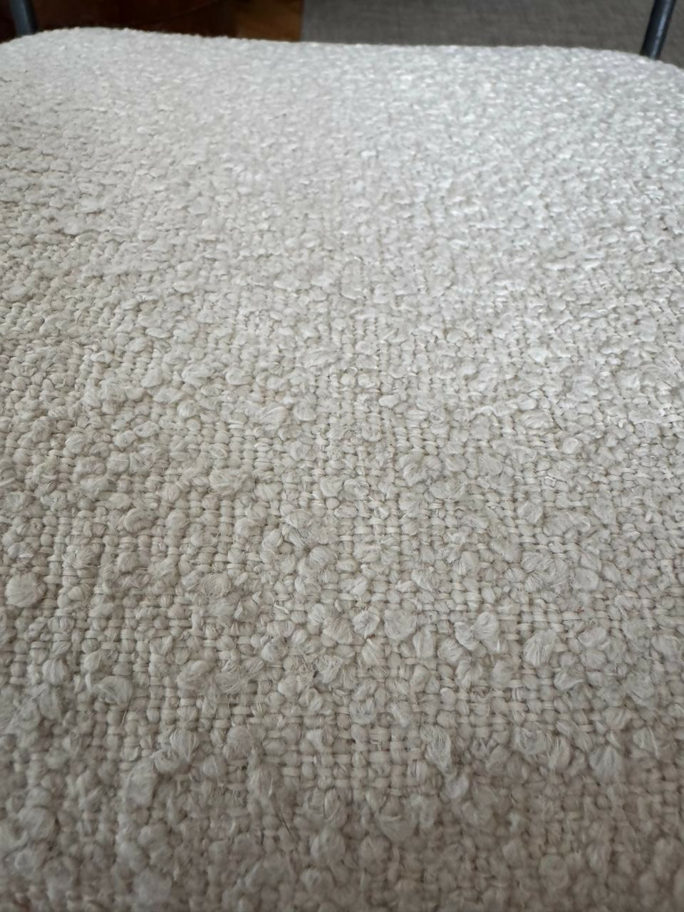 Poltrona de Ferro e Tecido