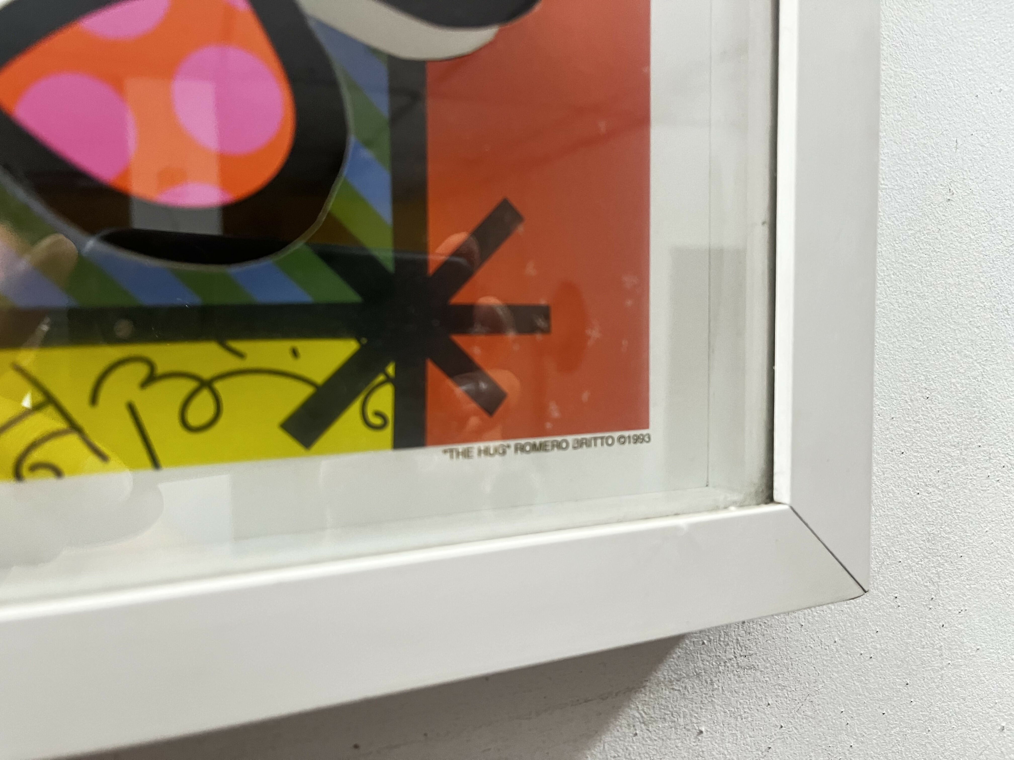 Quadro alto relevo Romero Britto /93