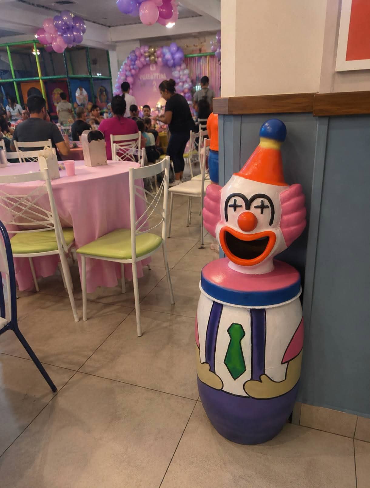 🤡 Lixeira palhaço Vintage (valor unitário) 