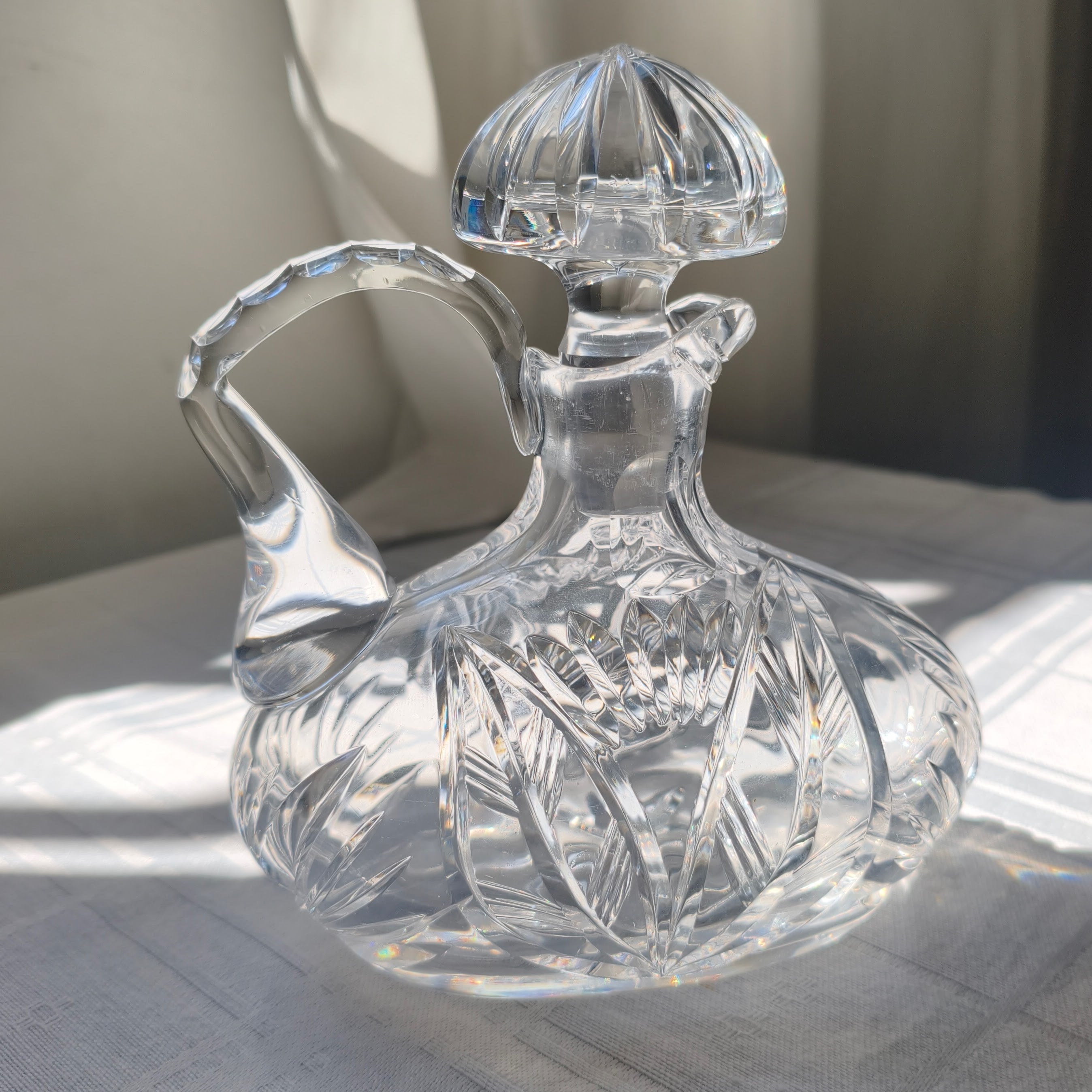 Azeiteiro / mini licoreira em cristal