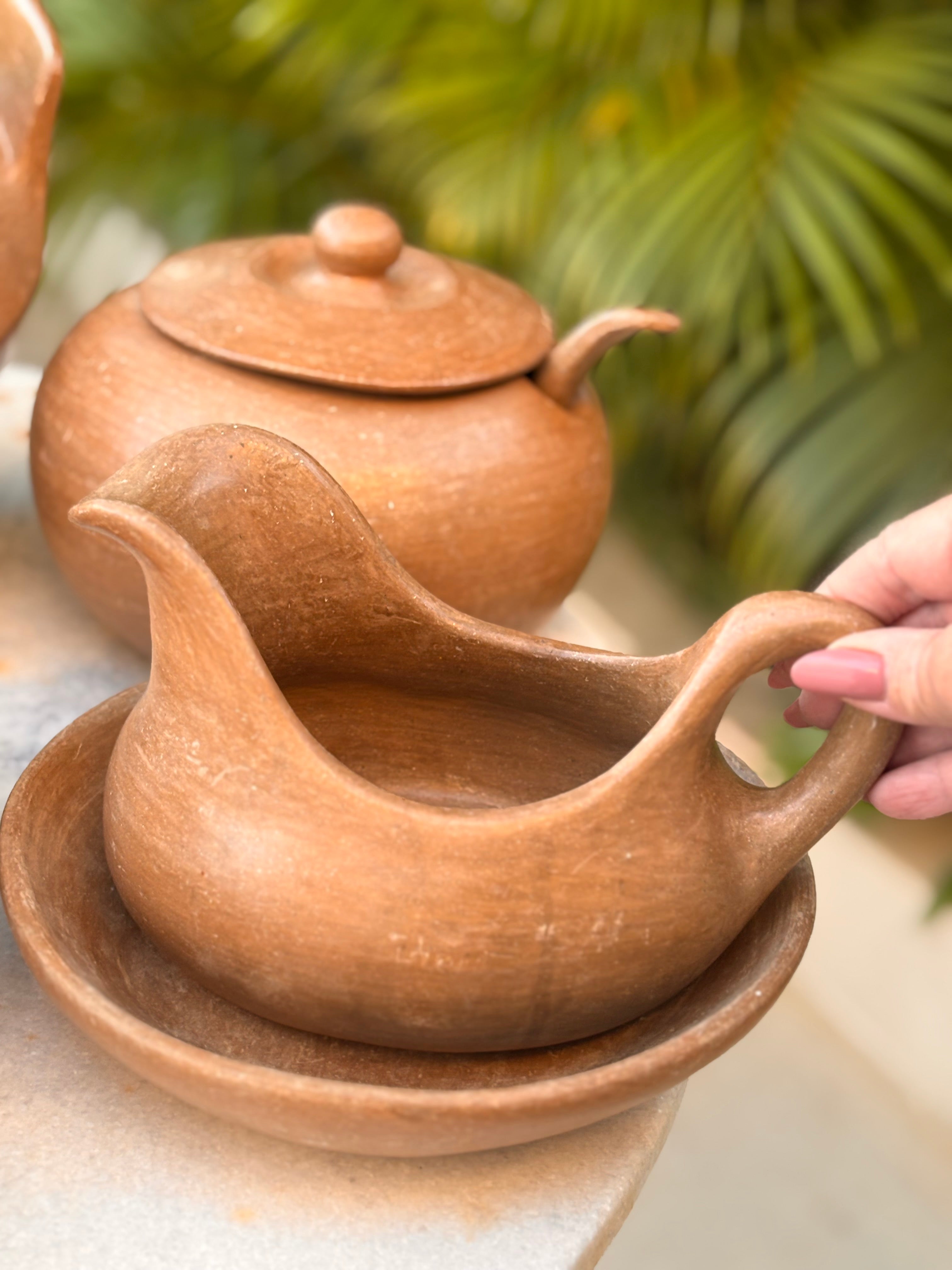 Conjunto Para Feijoada e cozidos Em Barro Cozido – Cerâmica Artesanal Rústica