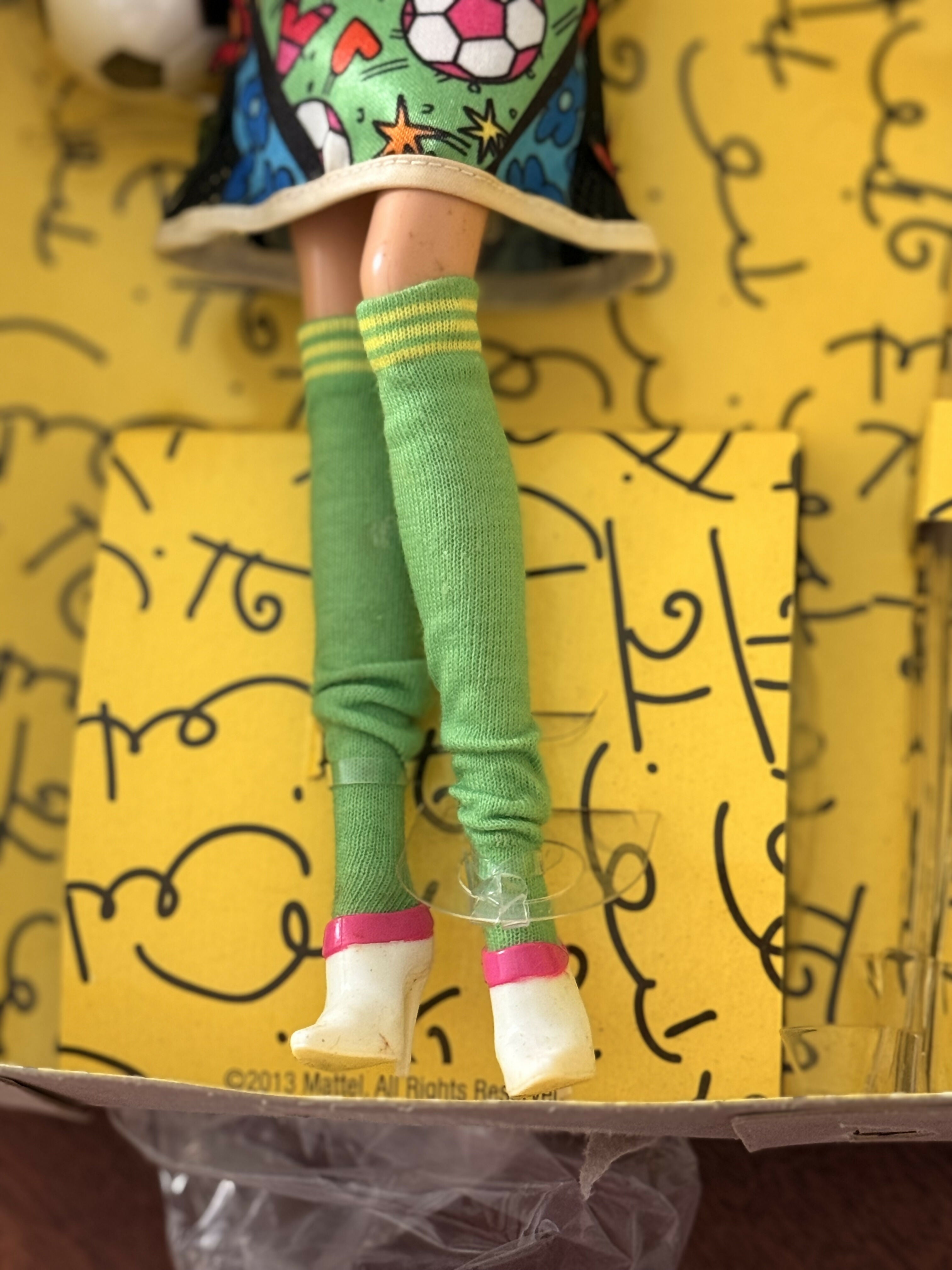 Barbie Colecionável Copa 2016 - Romero Britto