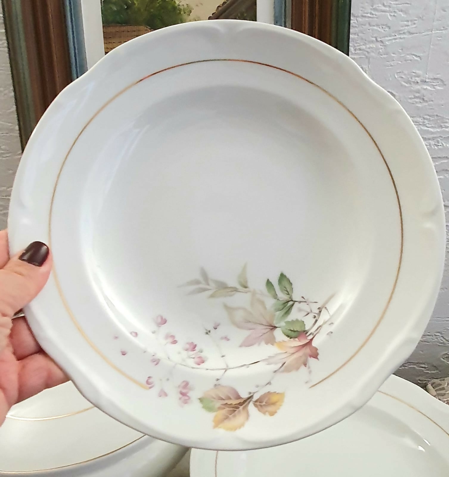Conjunto de inverno em porcelana vintage, linda, Steatita, composto por 13 peças. Lindos!