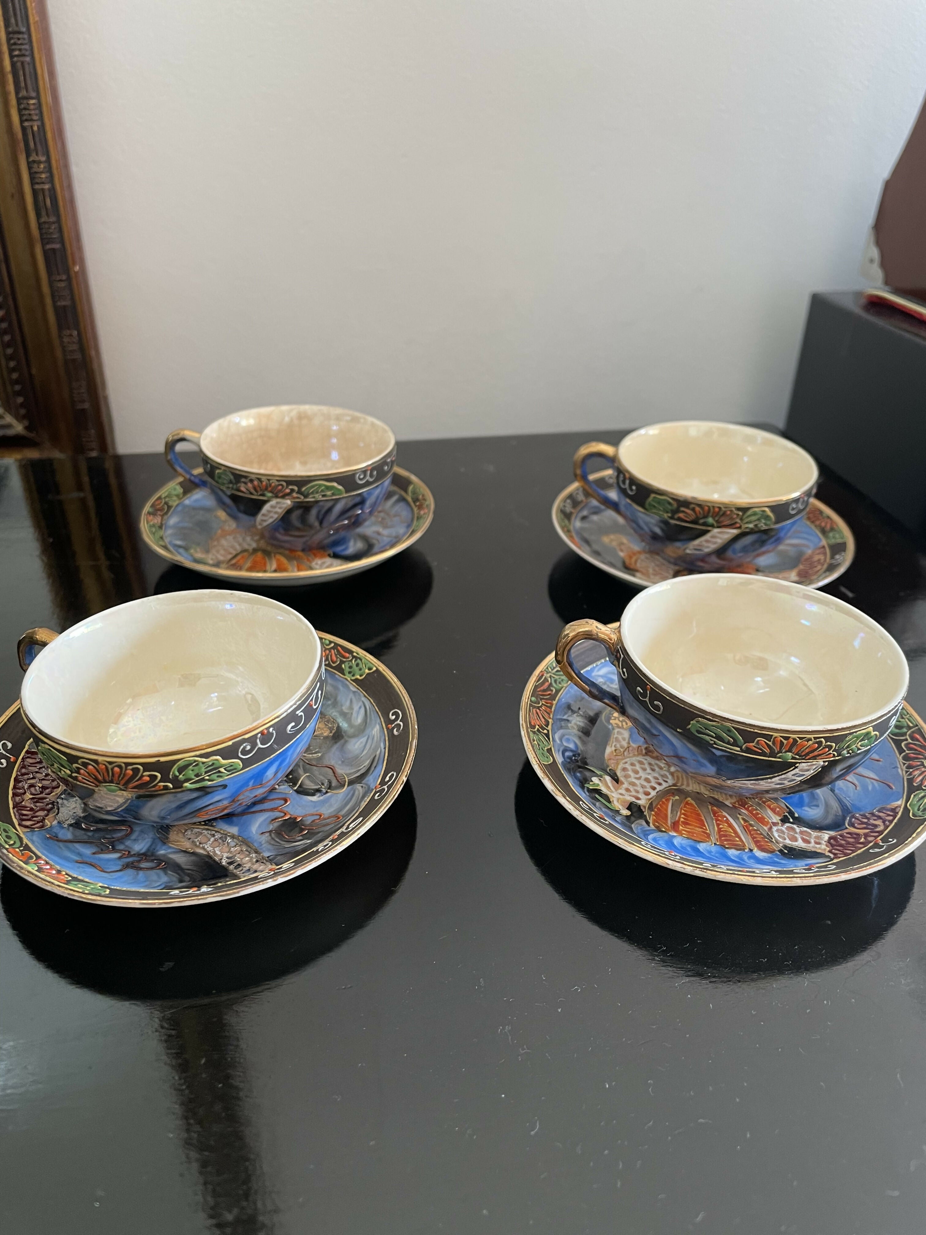 Jogo de café casca de ovo