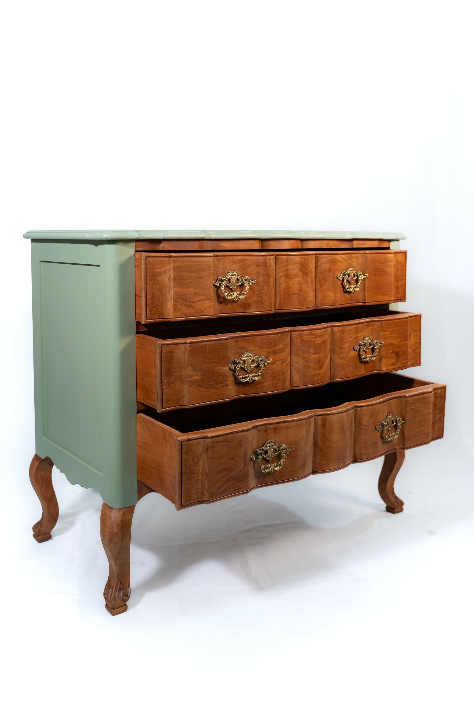 Cômoda Pistache - Verde restaurada