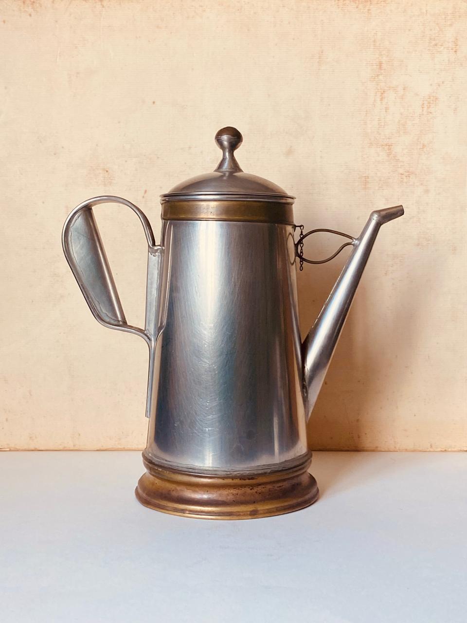 Bule em metal de influência Art Déco (DMCPS_411)