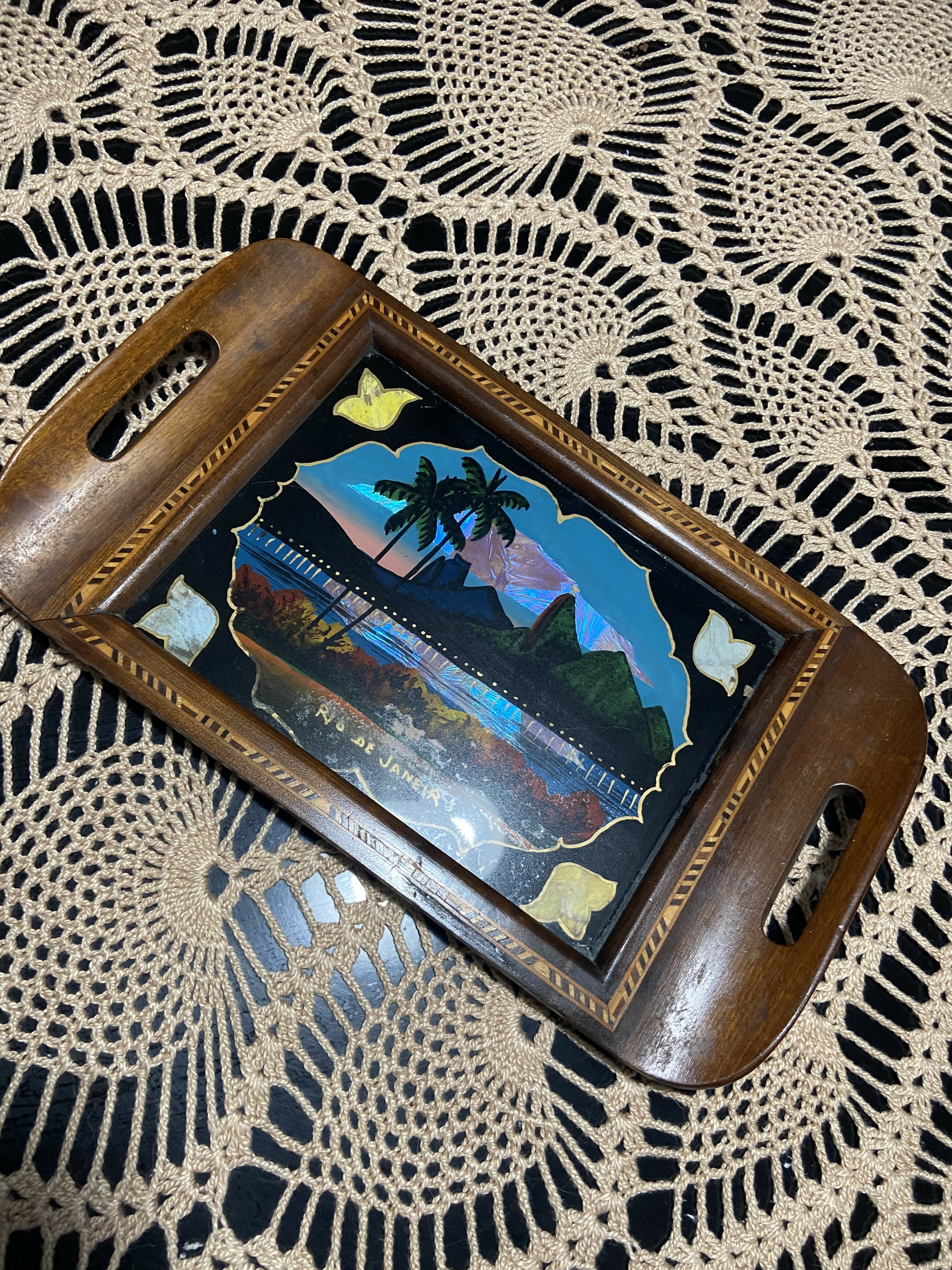 Bandeja em Marchetaria Vintage RJ