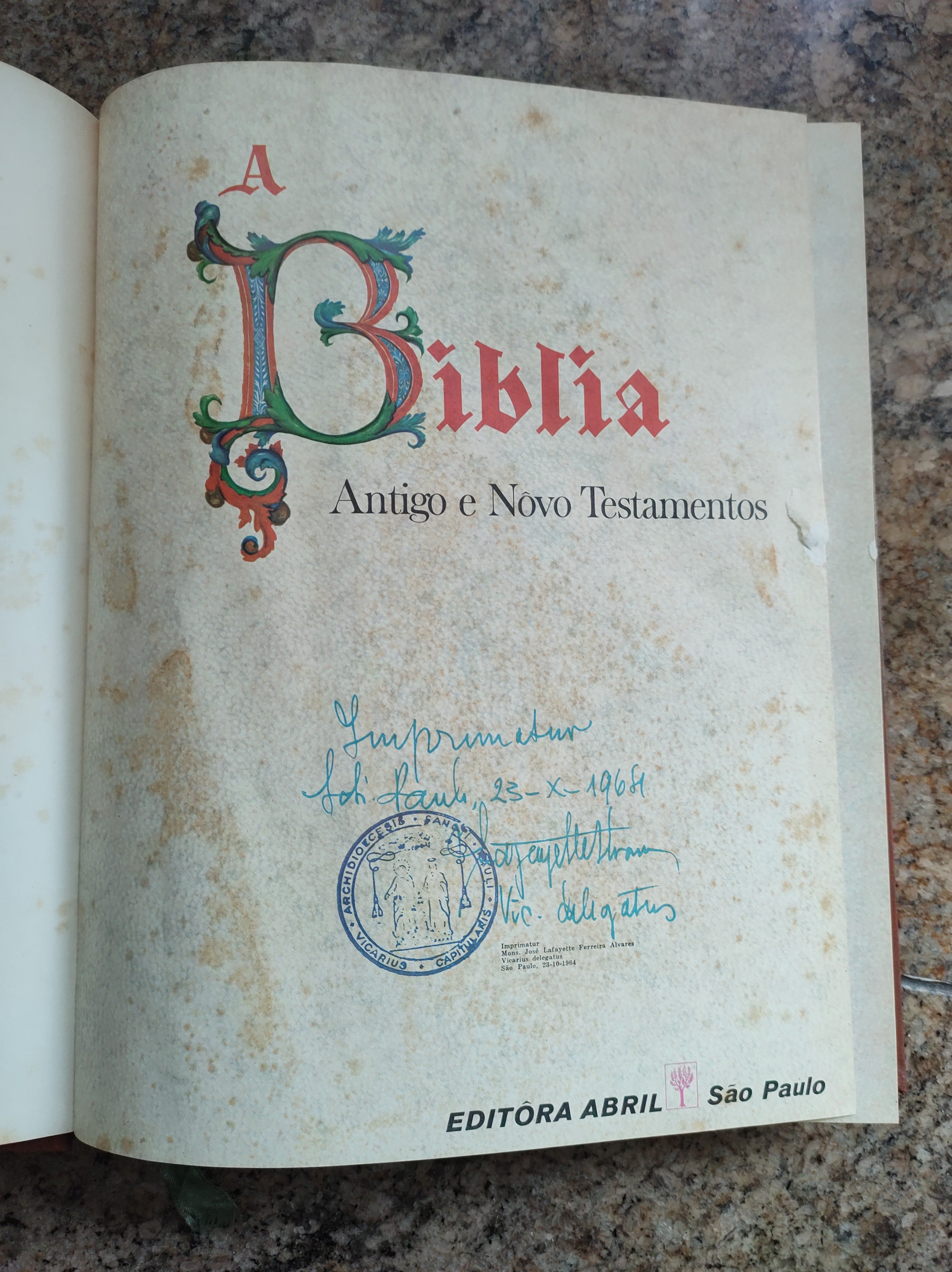 Coleção A Bíblia com 7 volumes ilustrados + 149 encartes/ Livros dos Anos 1960