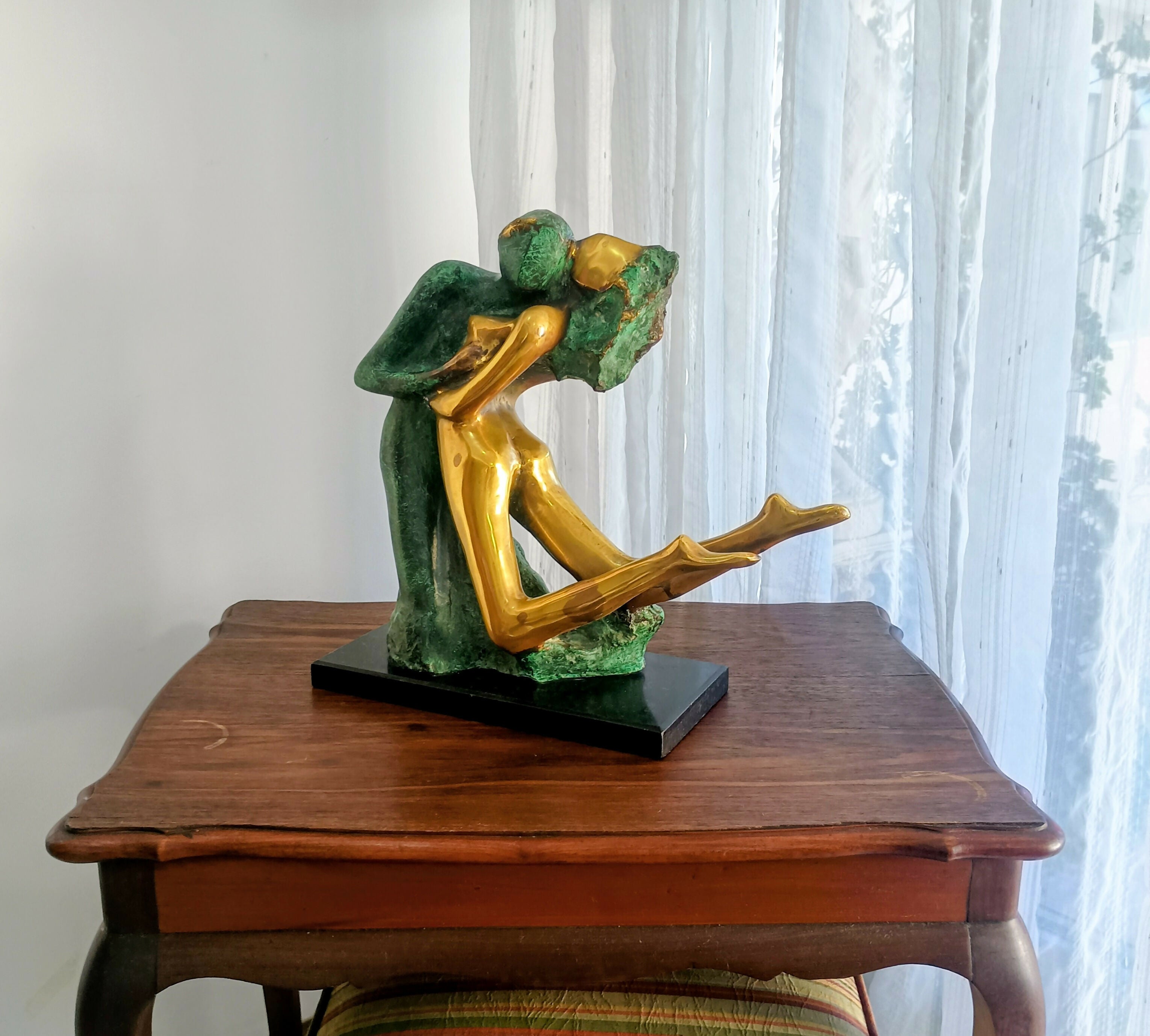 Escultura em bronze década 60 grande porte