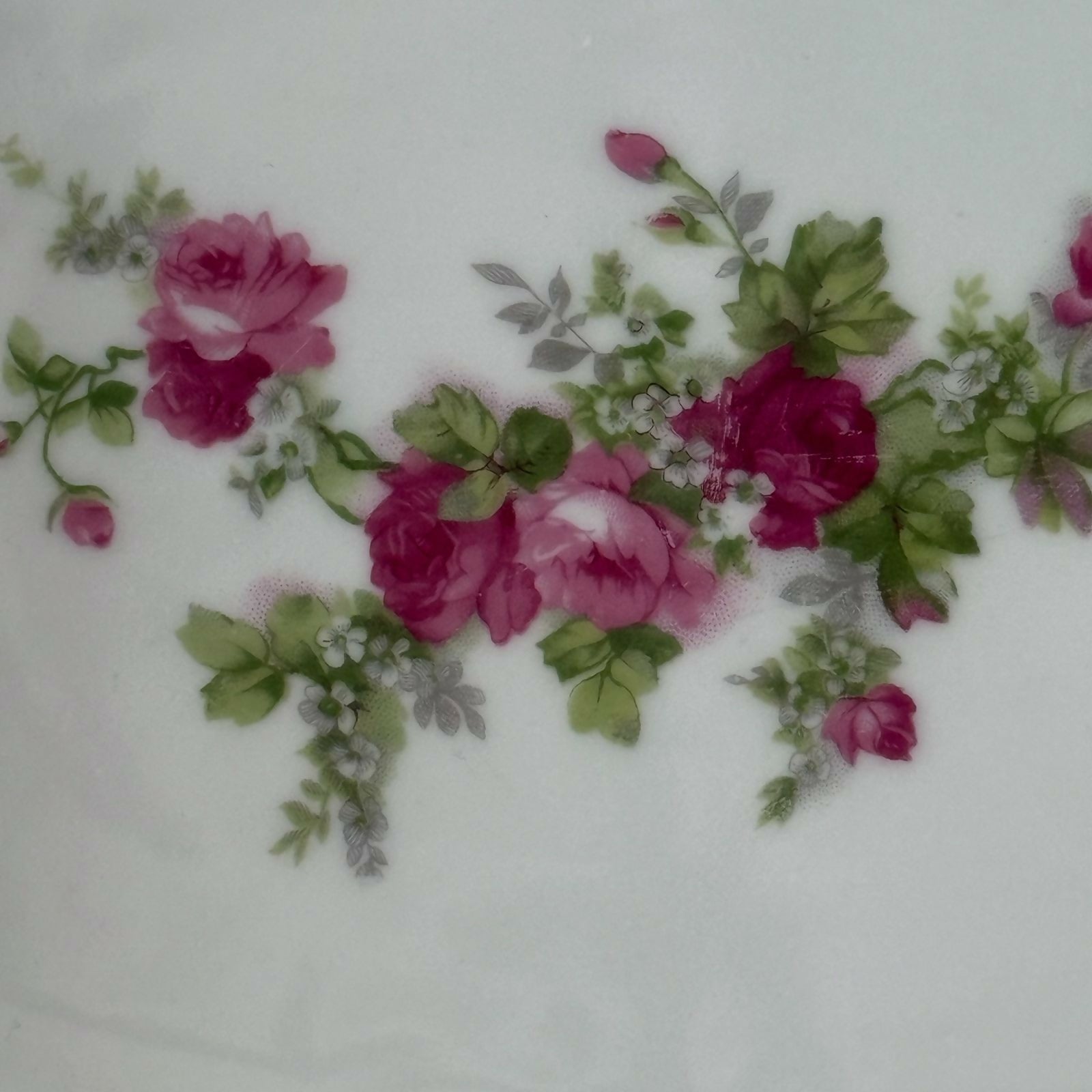 Travessa Porcelana Steatita com Motivos Florais