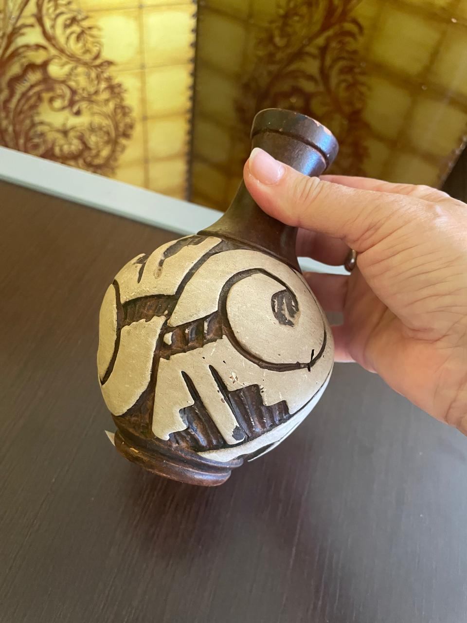 Vaso de cerâmica mexicano