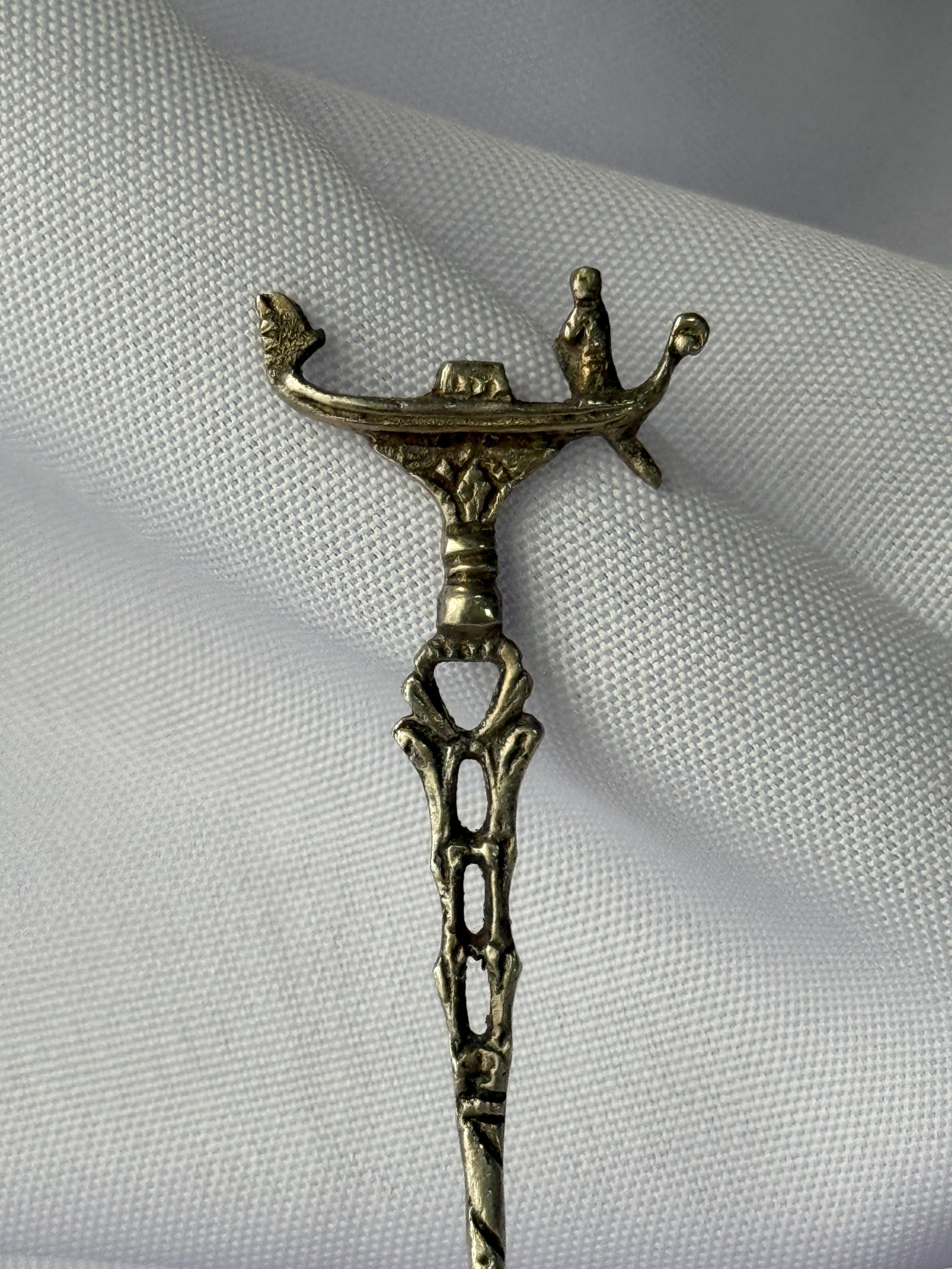 Colher de Coleção Venezia | Gôndola Veneziana | Souvenir Italiano Vintage