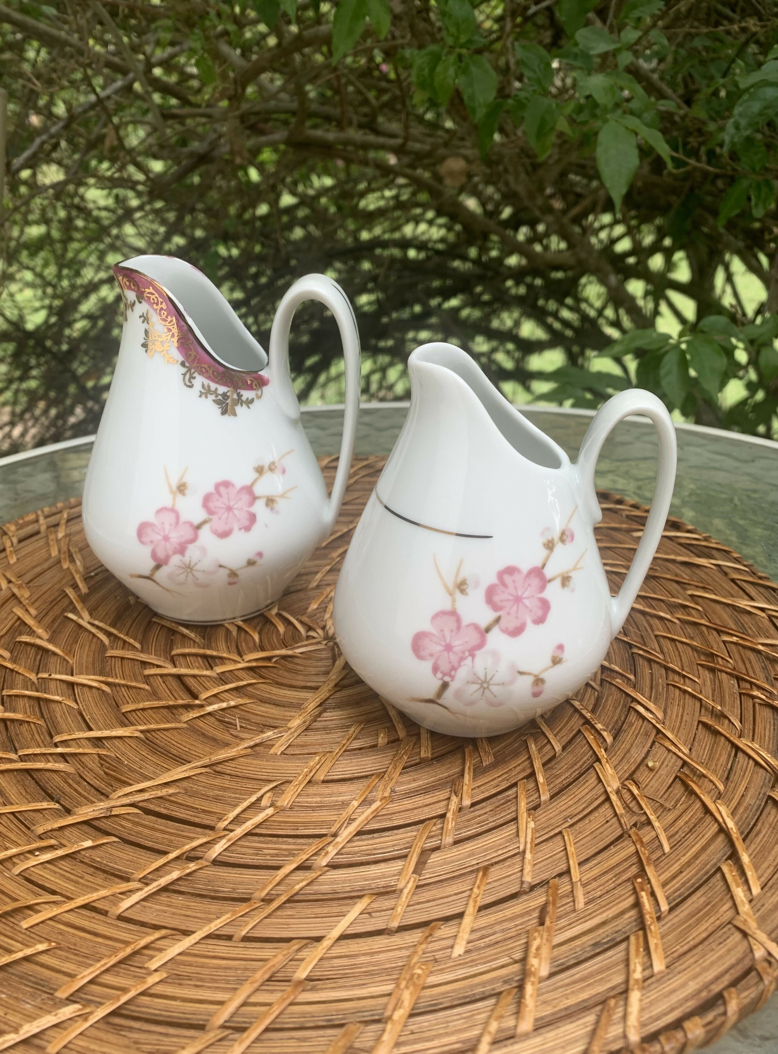 Jarrinhas Leiteiras Cremeiras porcelana Real (valores distintos)