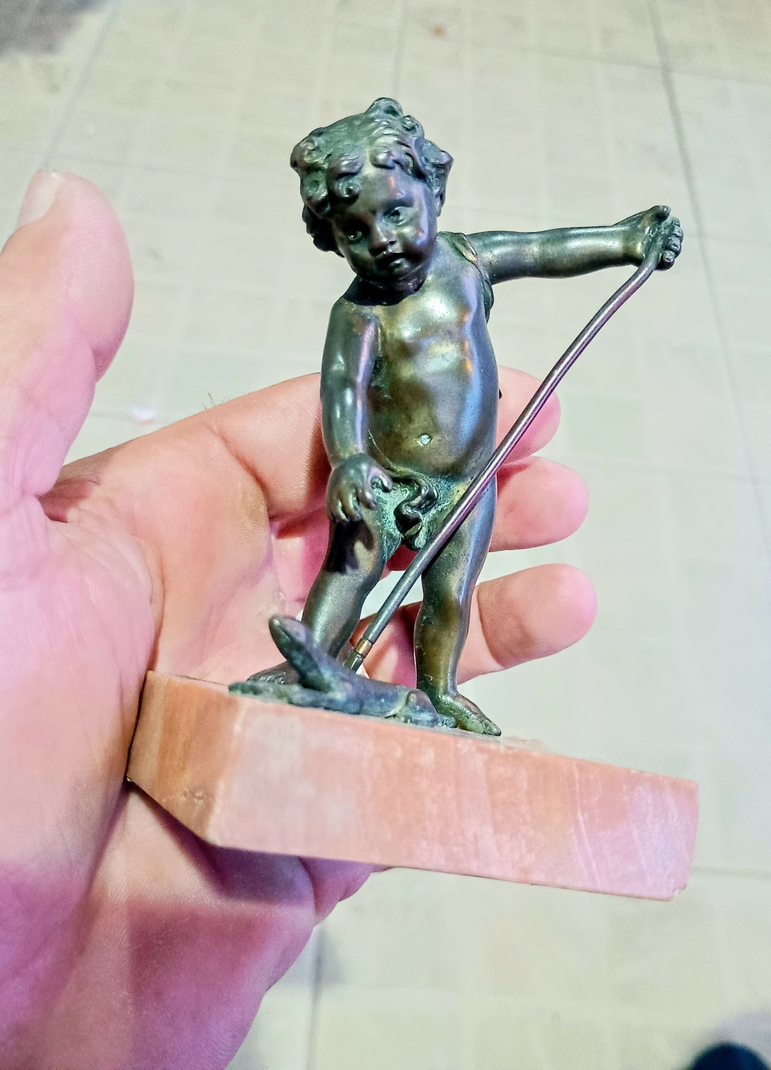 Escultura em bronze PUTTI séc XIX/XX