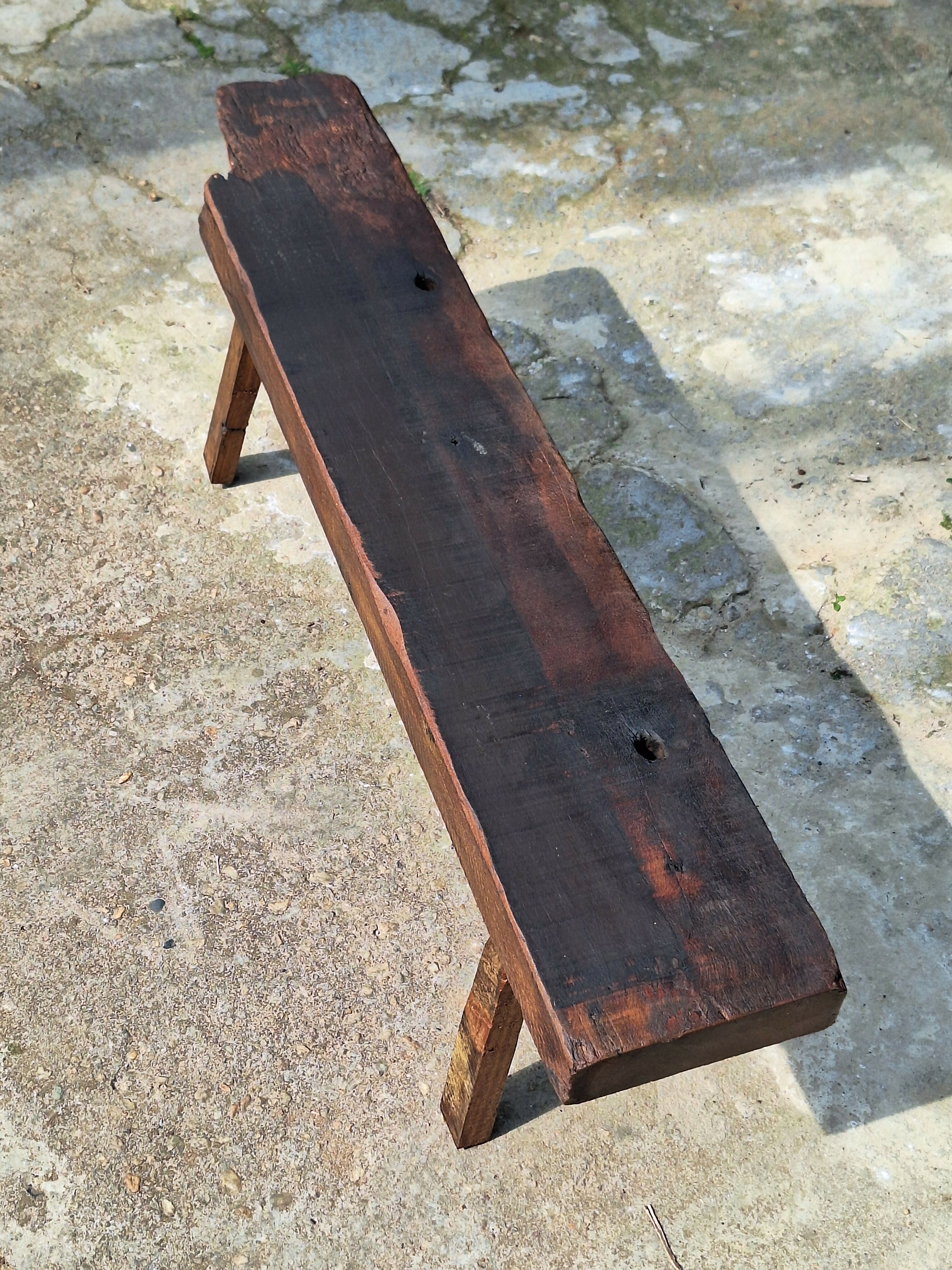 Banco de Dormente Madeira Maciça Garimpo Mineiro