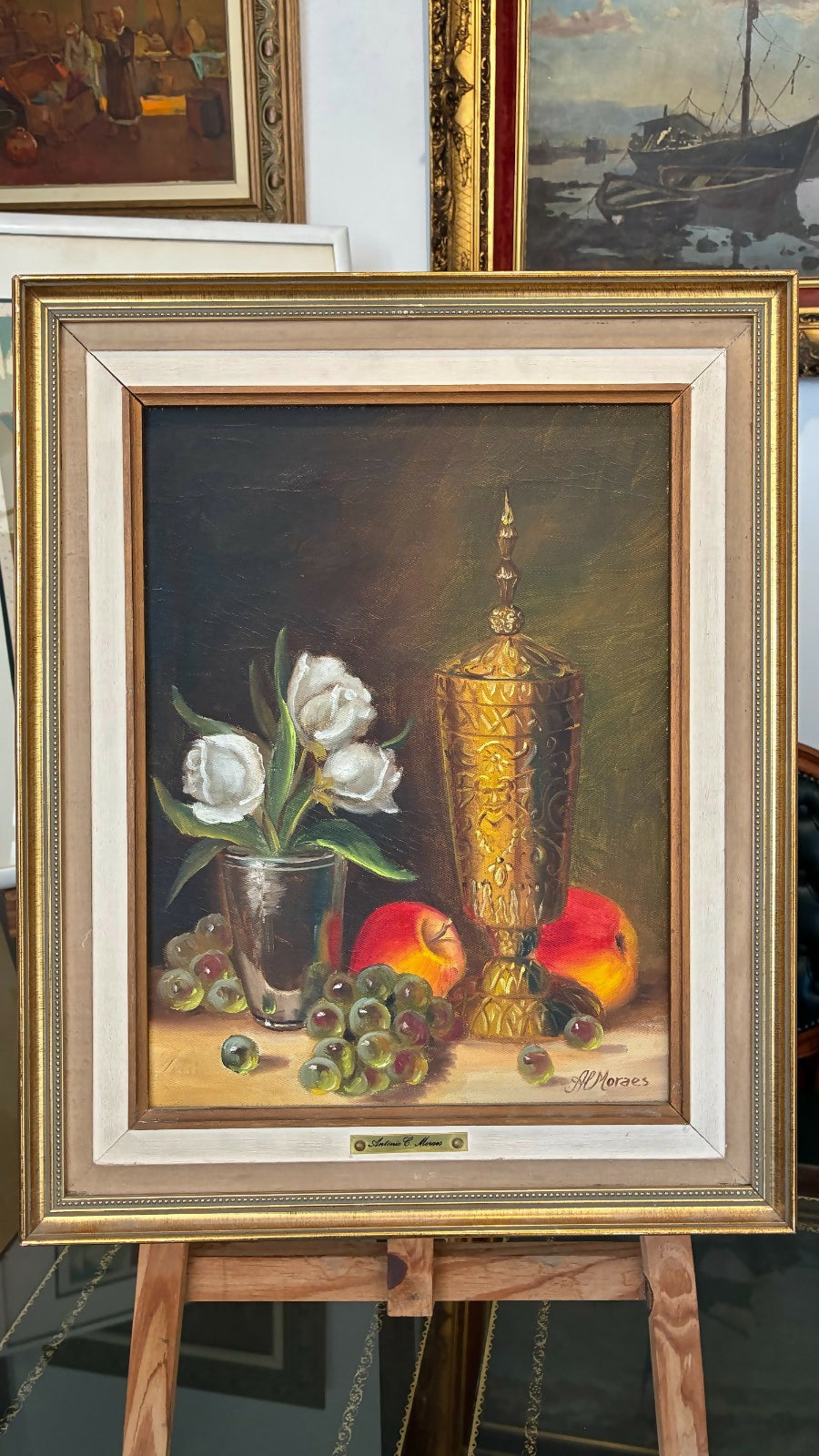 Quadro óleo sobre tela assinado