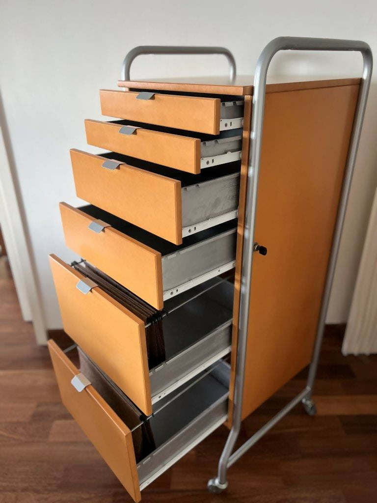 Gaveteiro alto volante 6 gavetas