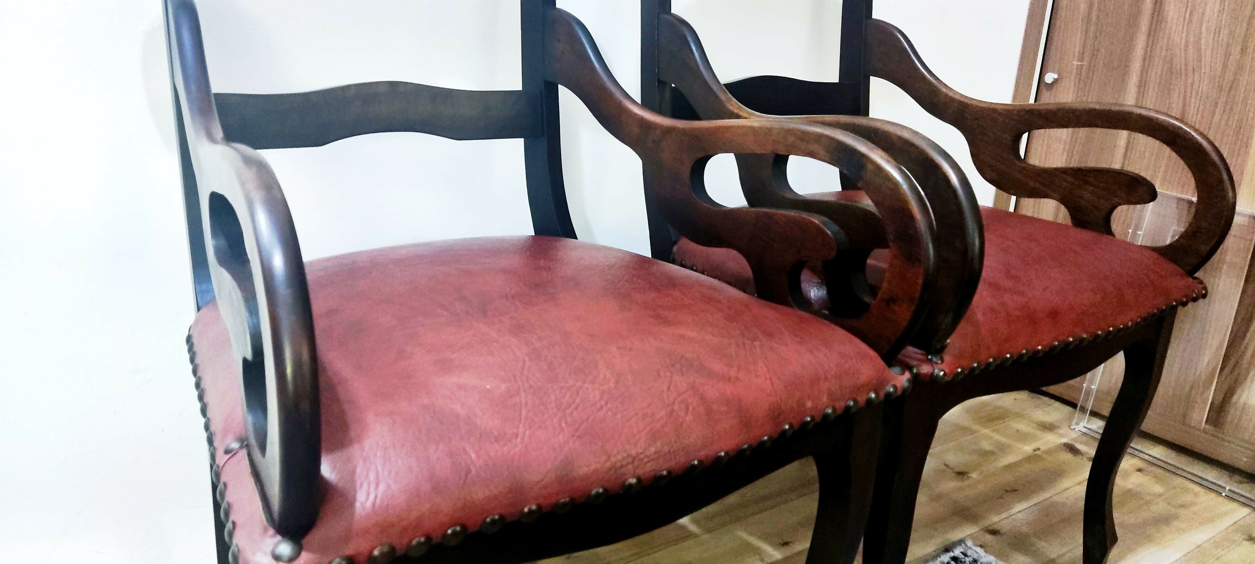 PAR DE POLTRONAS RABO DE MACACO