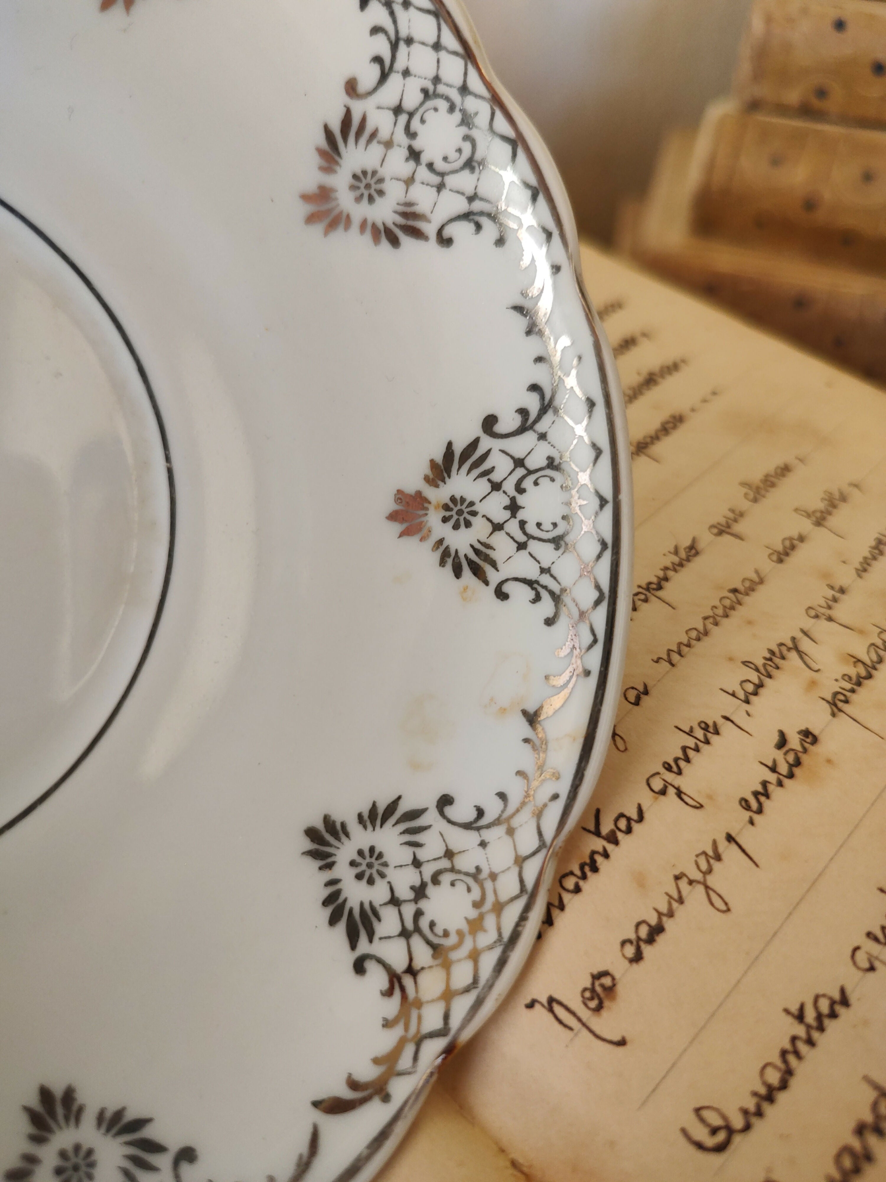 Antigos Pratinhos de parede Bodas de Prata (valor unitário)