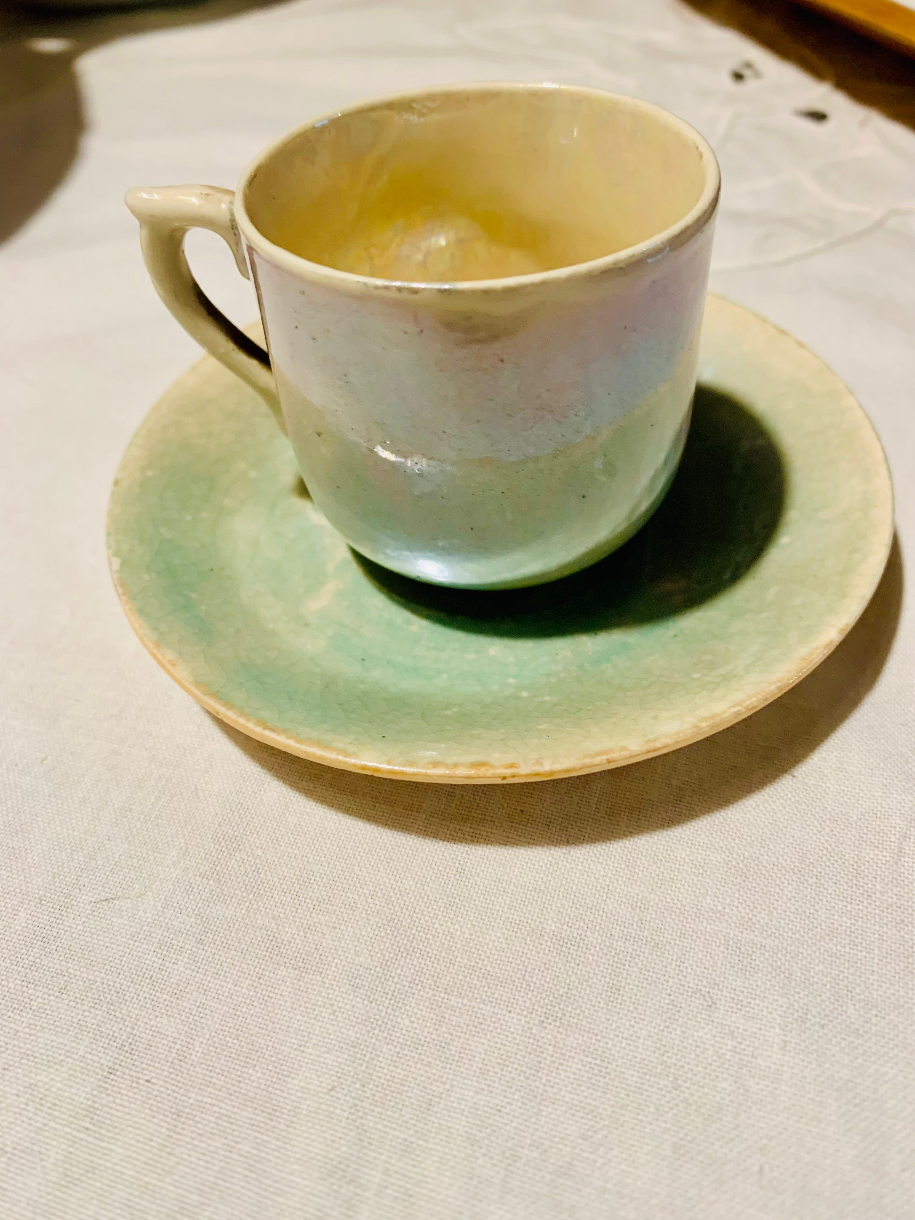 Raríssima xicara de café Isabelina em porcelana