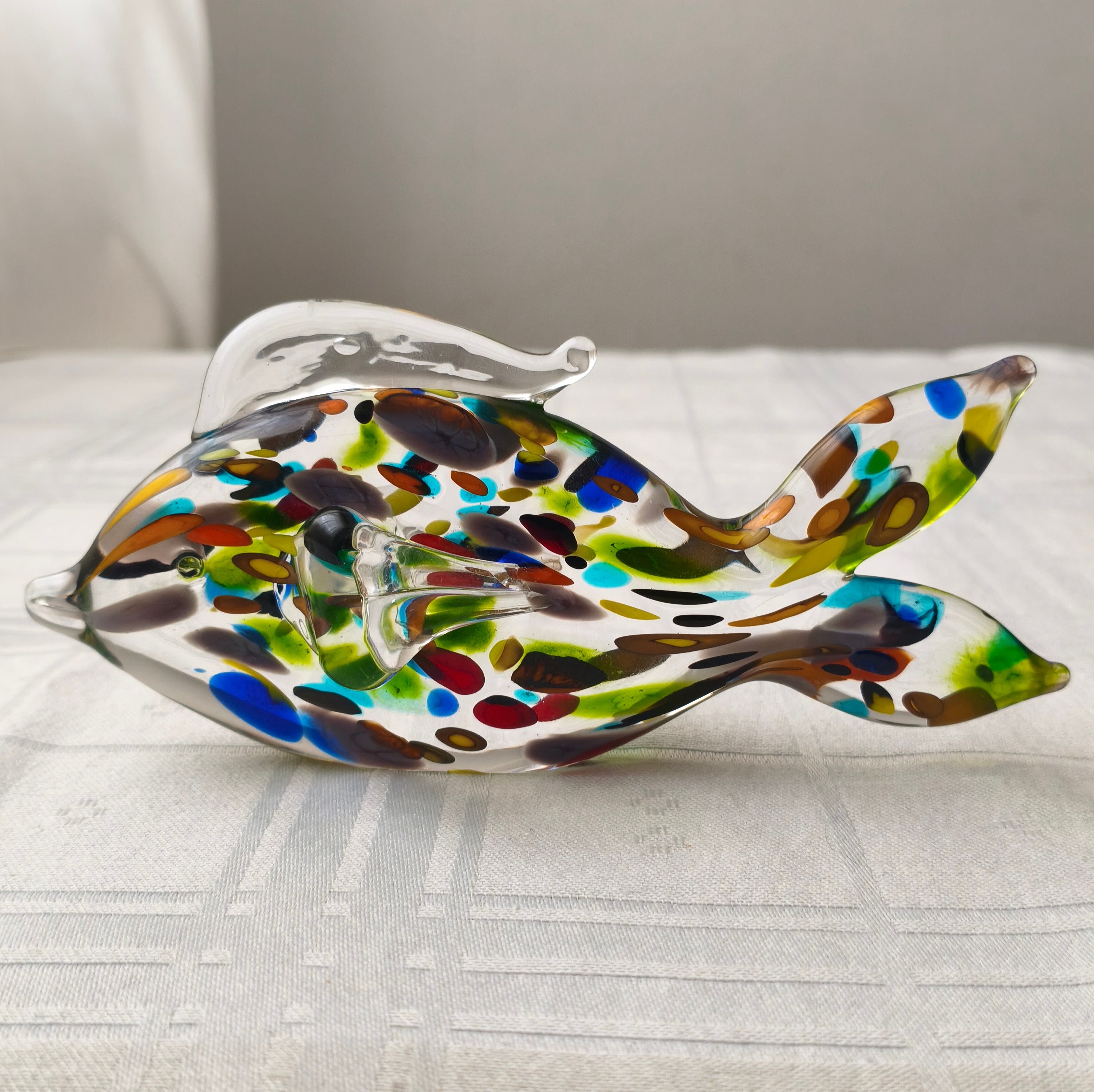 Trio de peixes em vidro Glass Studio