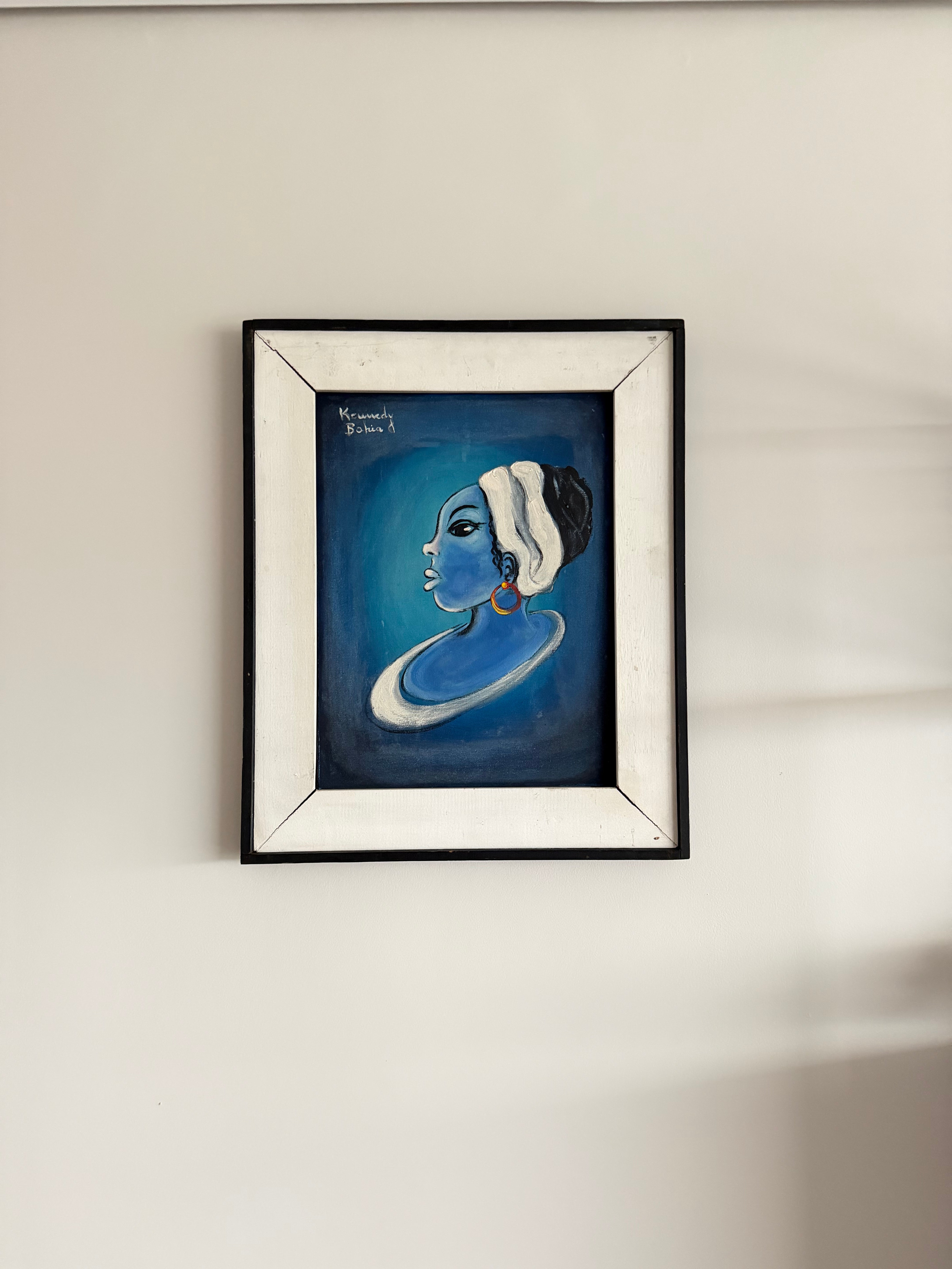 Quadro KENNEDY BAHIA (1929-2005) - " Baiana " - Óleo sobre tela - Assinado