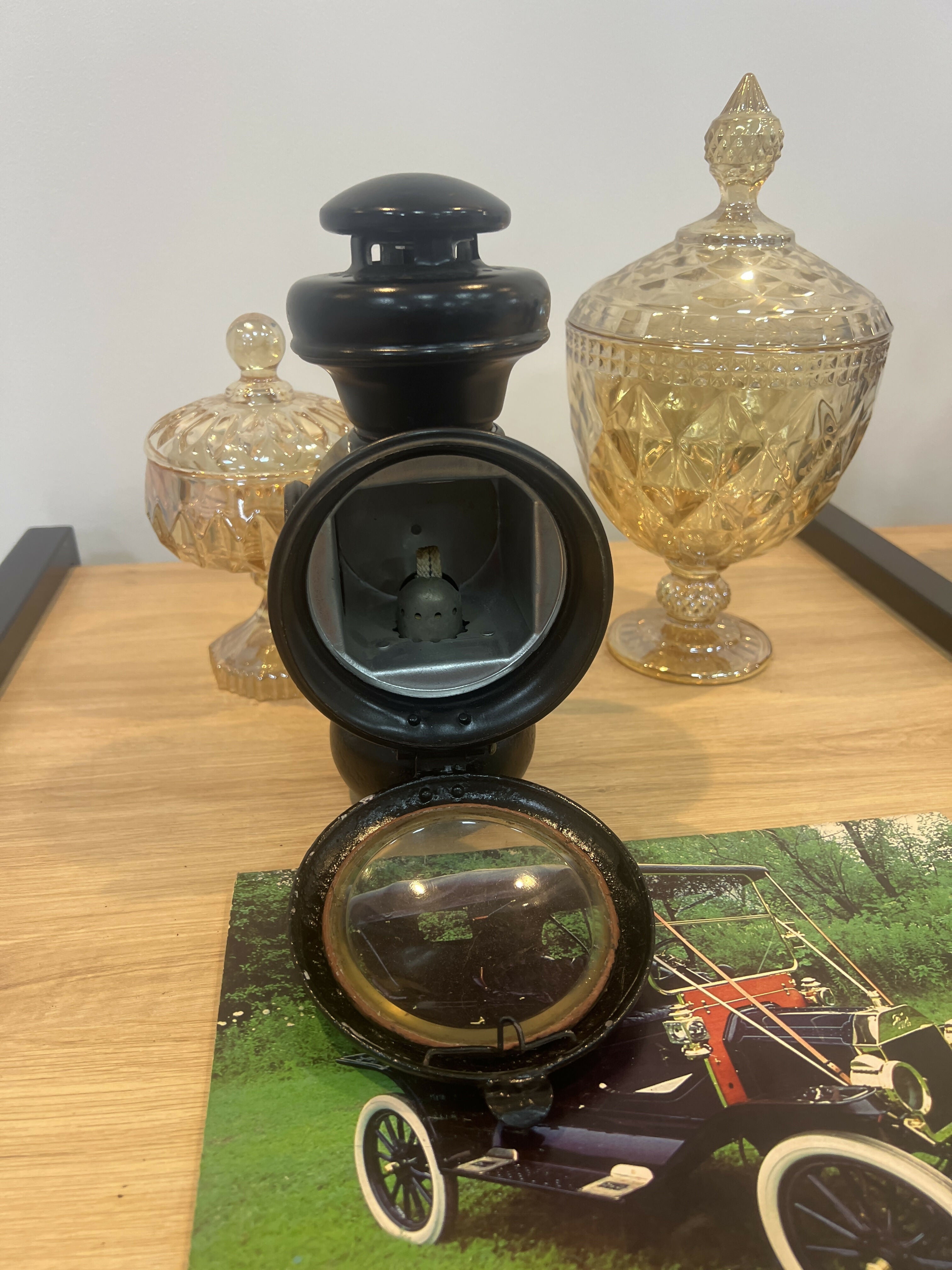 Farol Ford T a querosene original Raro (circa 1900)