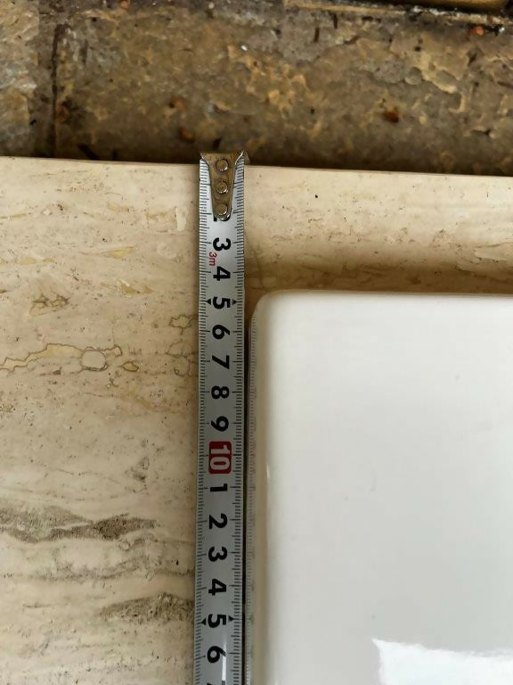 Bancada em Travertino Navona Polido