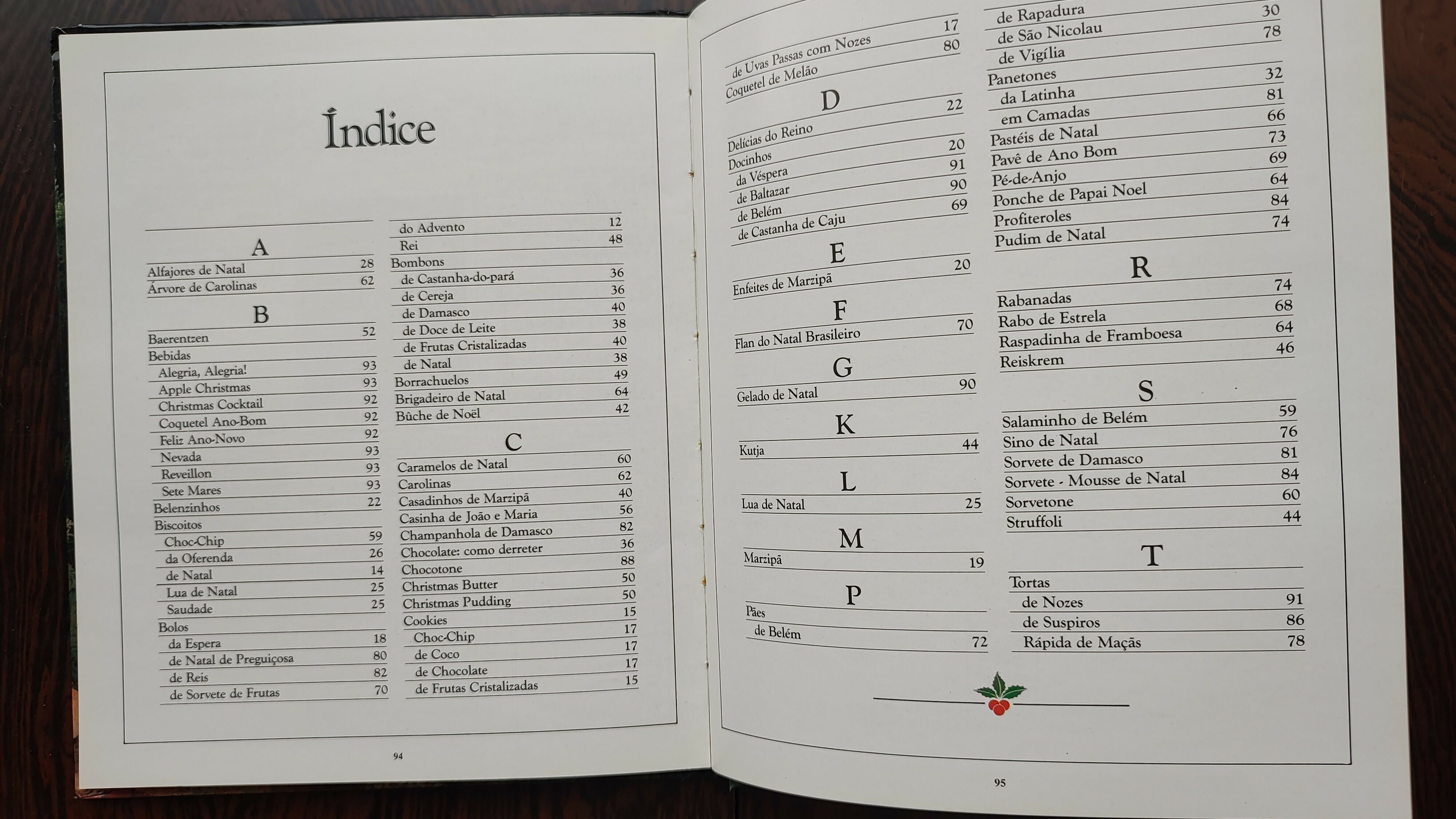 Livro &quot;Doce Natal - um século de maravilhas com leite moça&quot; - edição 1990