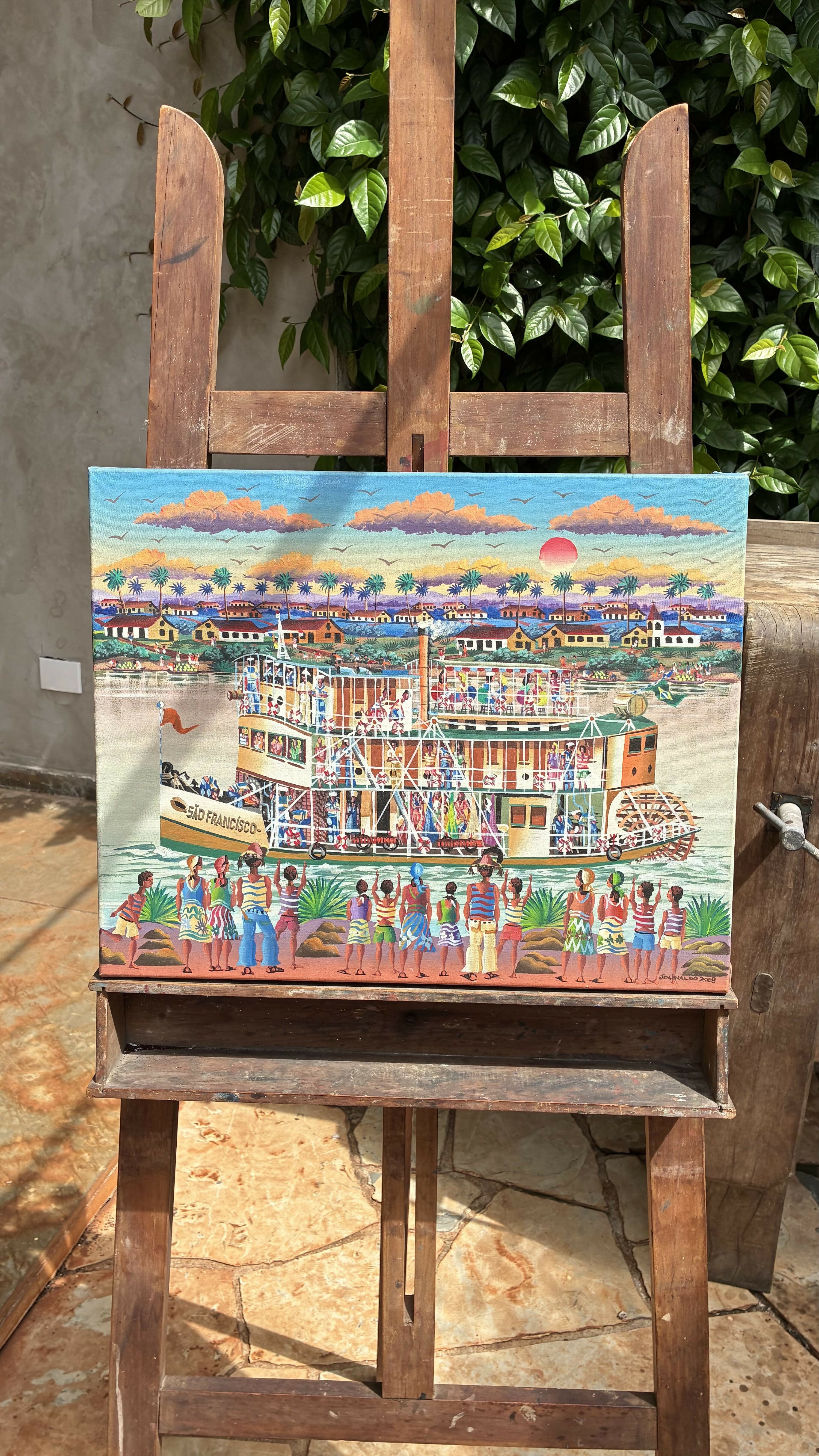 QUADRO ÓLEO SOBRE TELA ASSINADO