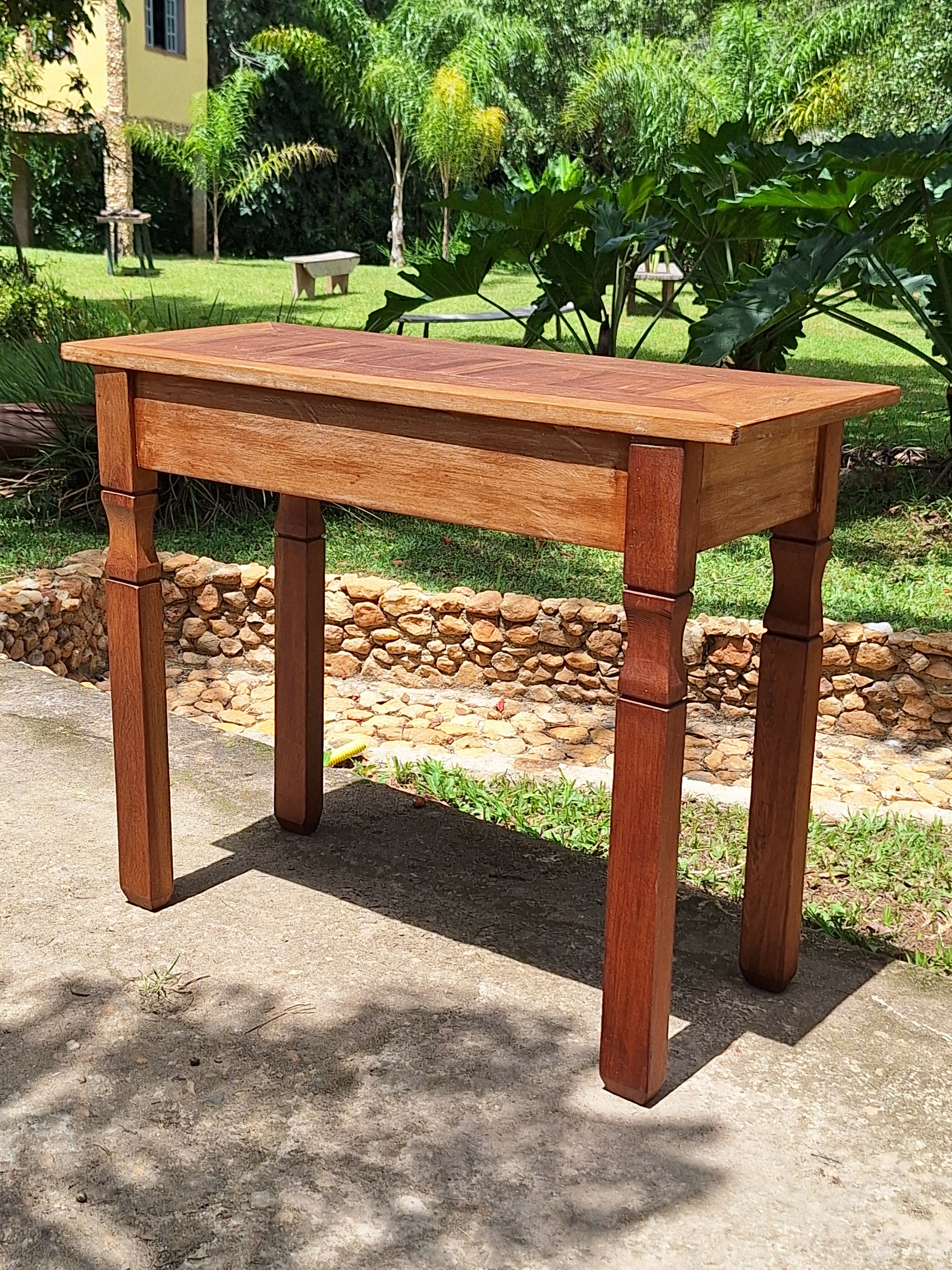 Mesa De Apoio / Aparador Madeira Maciça