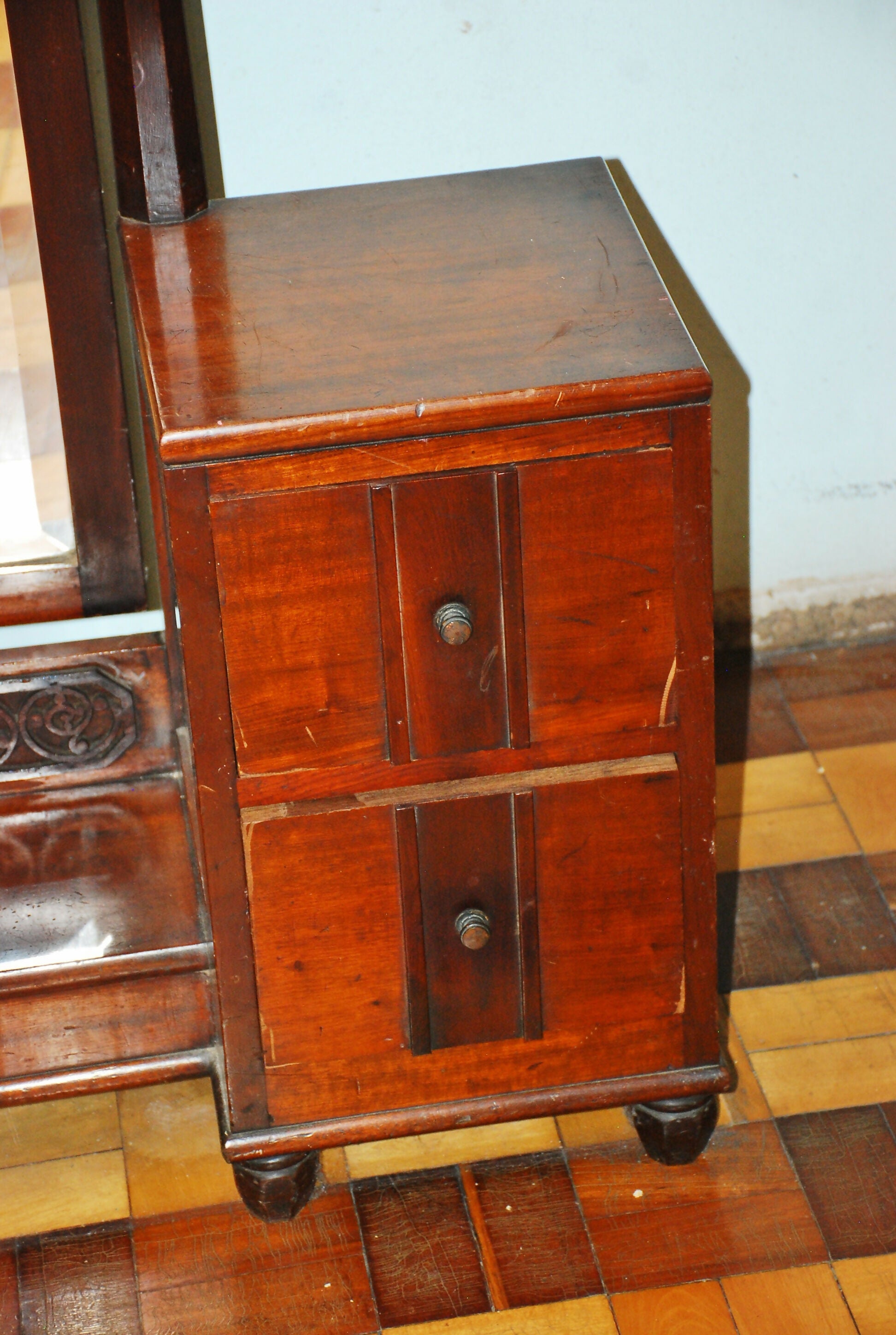 penteadeira anos 20 , espelho cristal , articulado