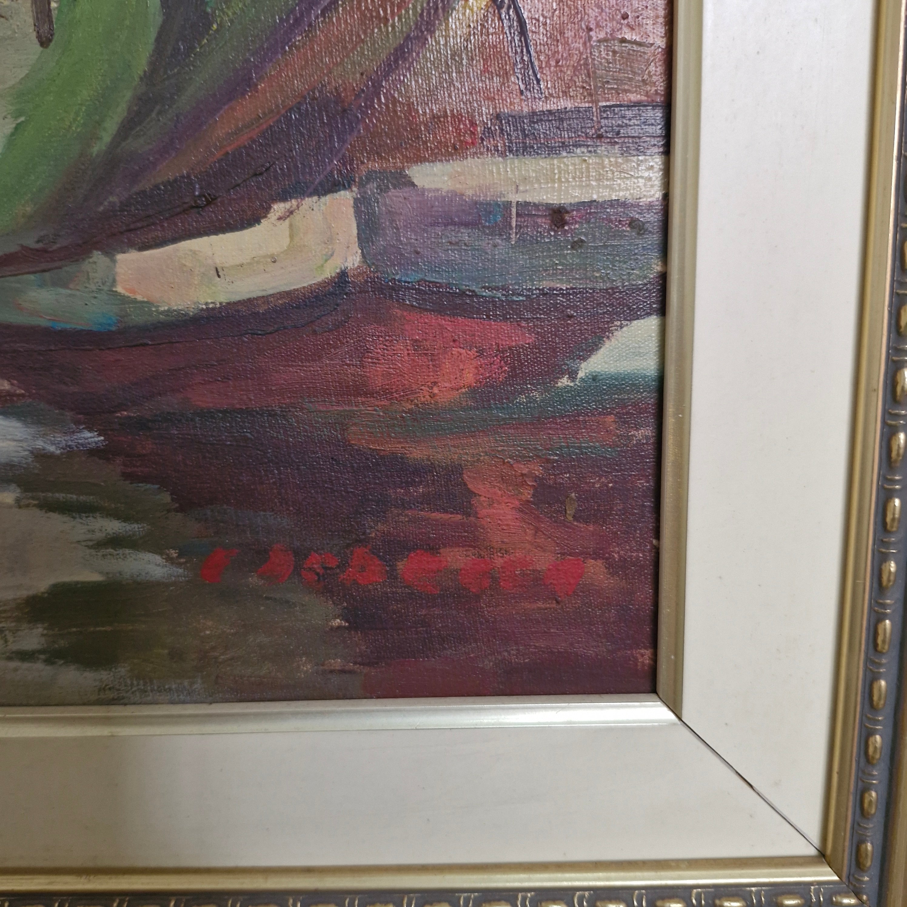 Quadro Ost Eneas Dedeca - Barcos 