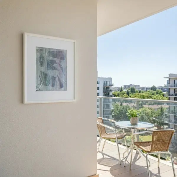 Quadro Decorativo Abstrato 38 X 28 Trama - 149