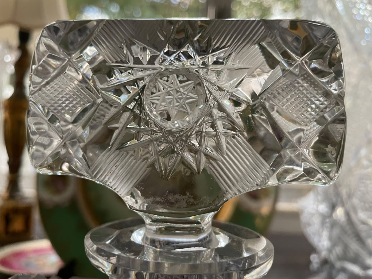 Garrafa de Whisky em cristal lapidado