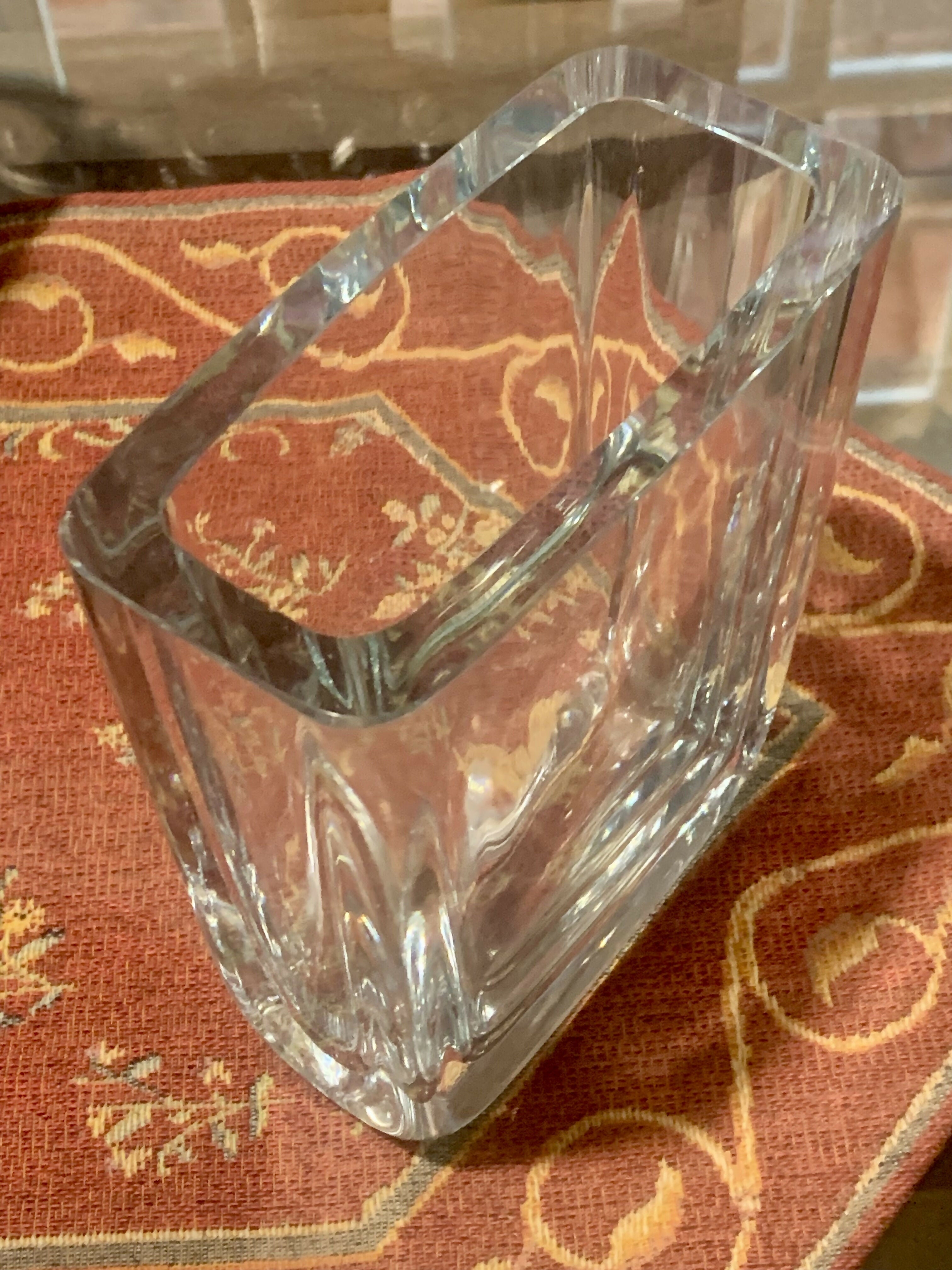 Vaso. em cristal sueco Strömbergshyttan