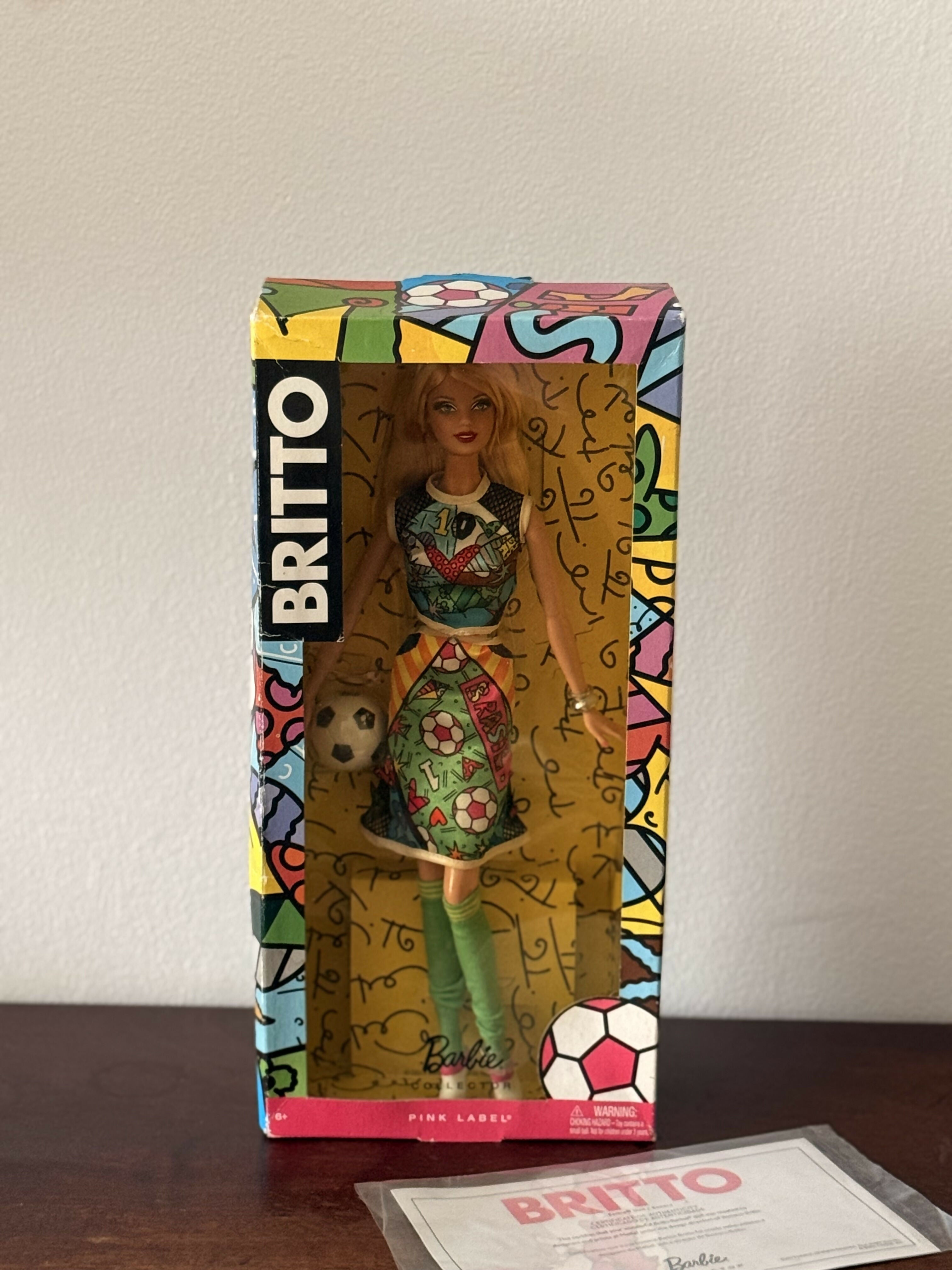Barbie Colecionável Copa 2016 - Romero Britto