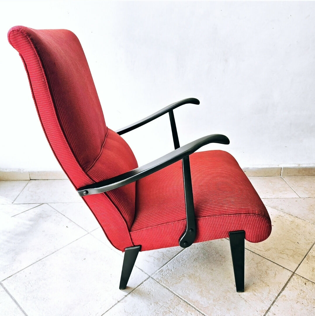 POLTRONA VERMELHA ANOS 50 ORIGINAL