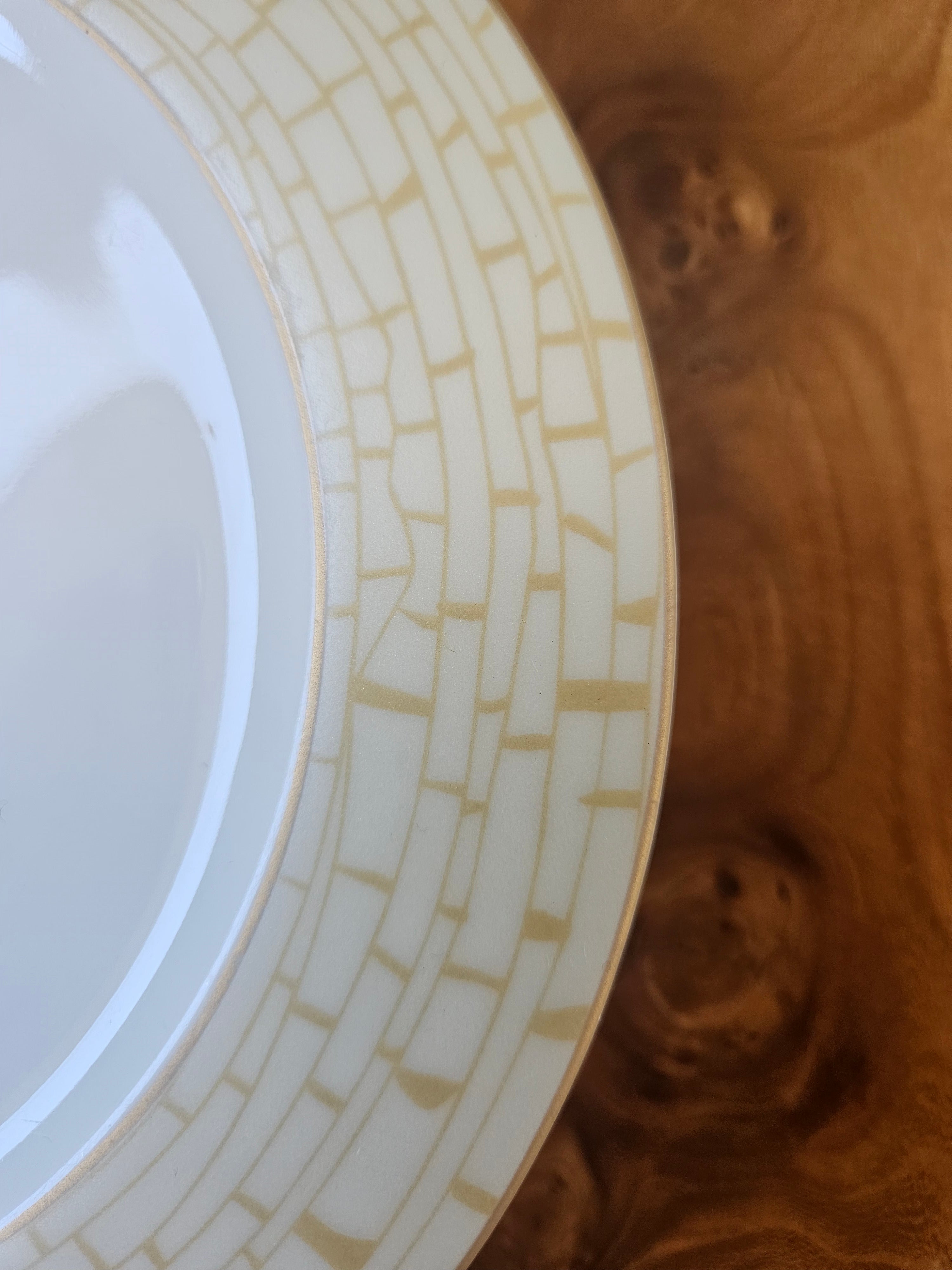 Prato Sobremesa Porcelana Alemã Tirschenreuth- 4 unidades - exclusivo Cecilia Dale
