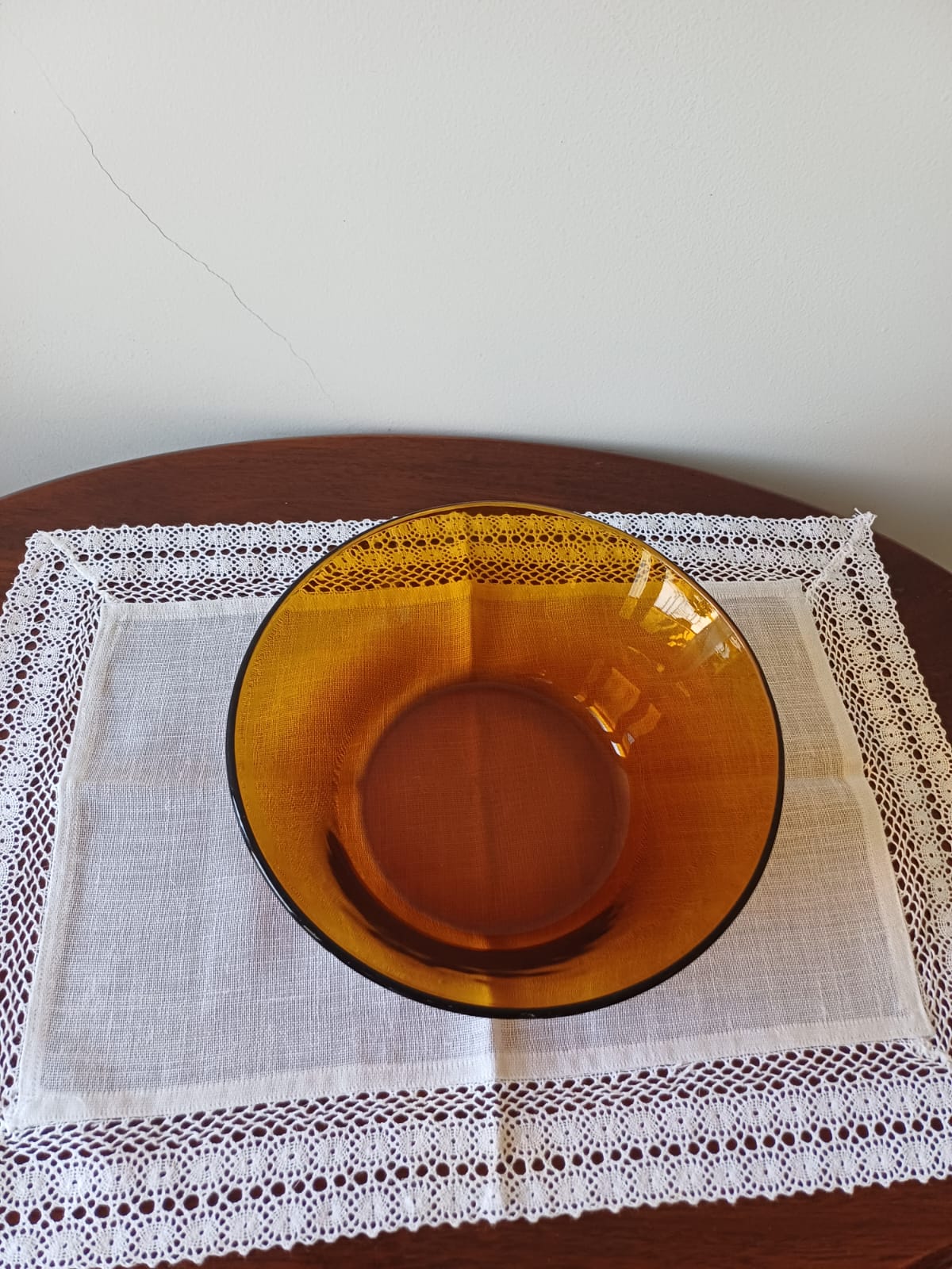 Tigela Saladeira Grande - Duralex âmbar (23 cm)