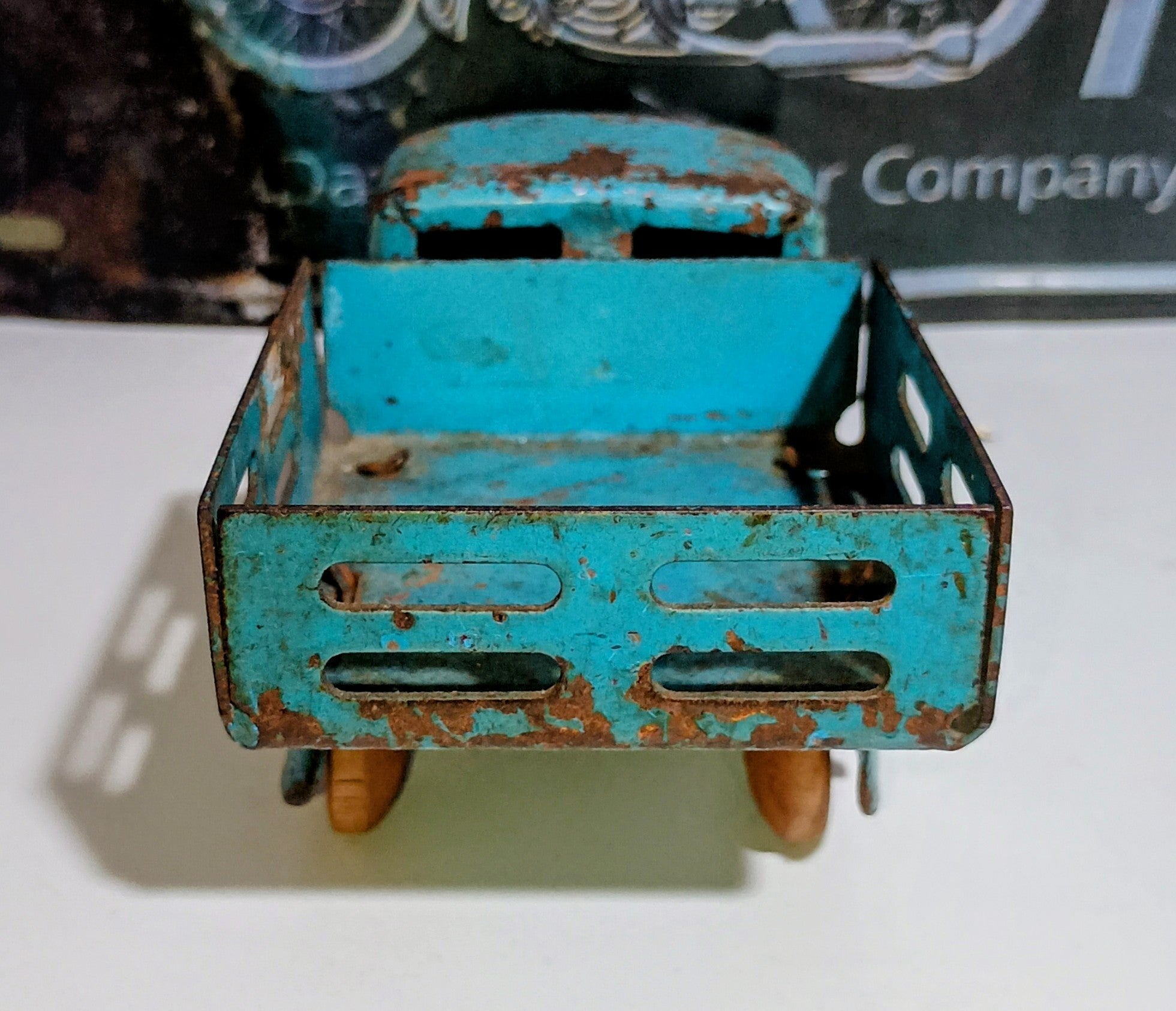 Caminhão Basculante Antigo azul Wyandotte Toys – Made in U.S.A. – Década de 1940