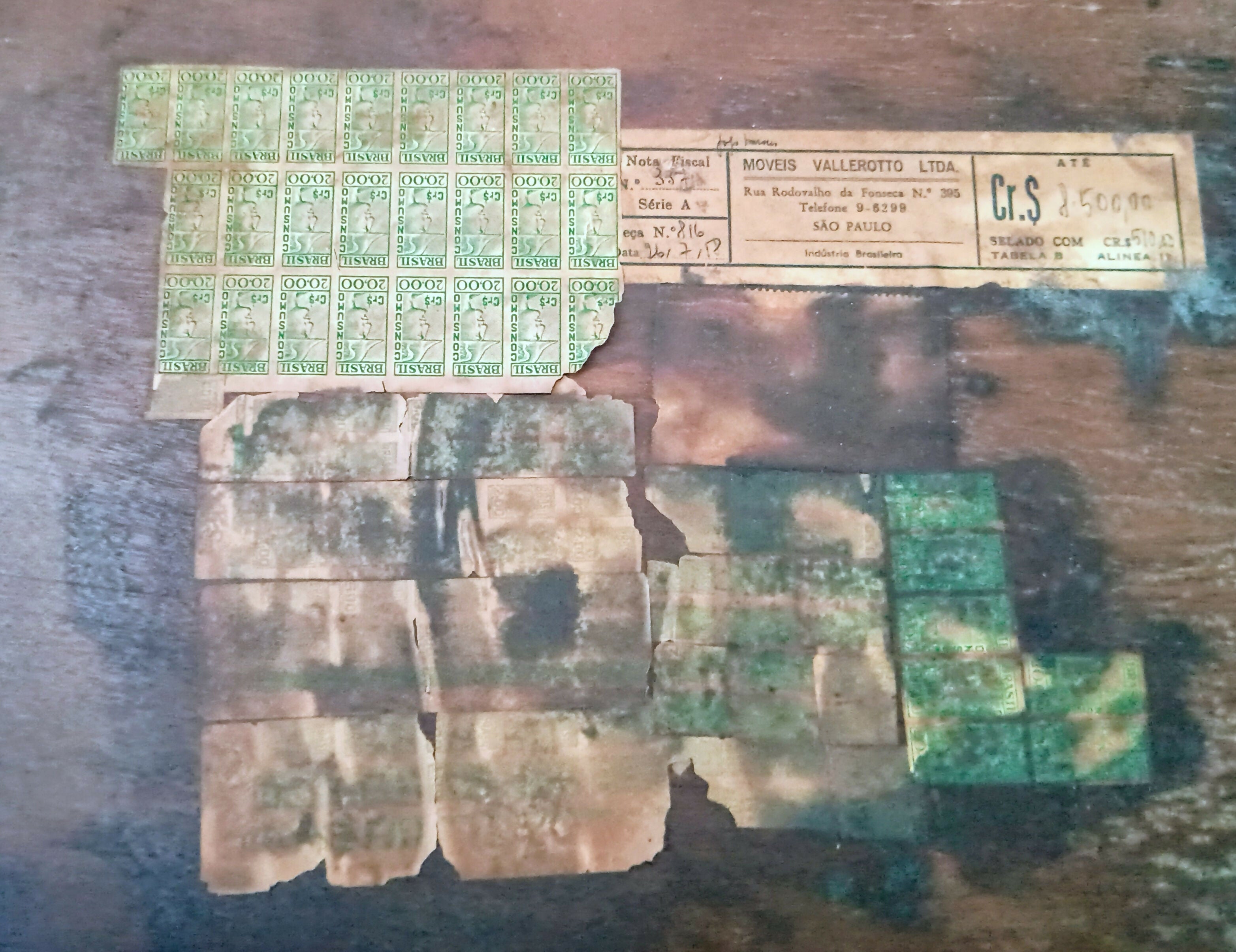 Mesa de Jogos /Aparador Marchetada – Tampo Dobrável – Década de 50