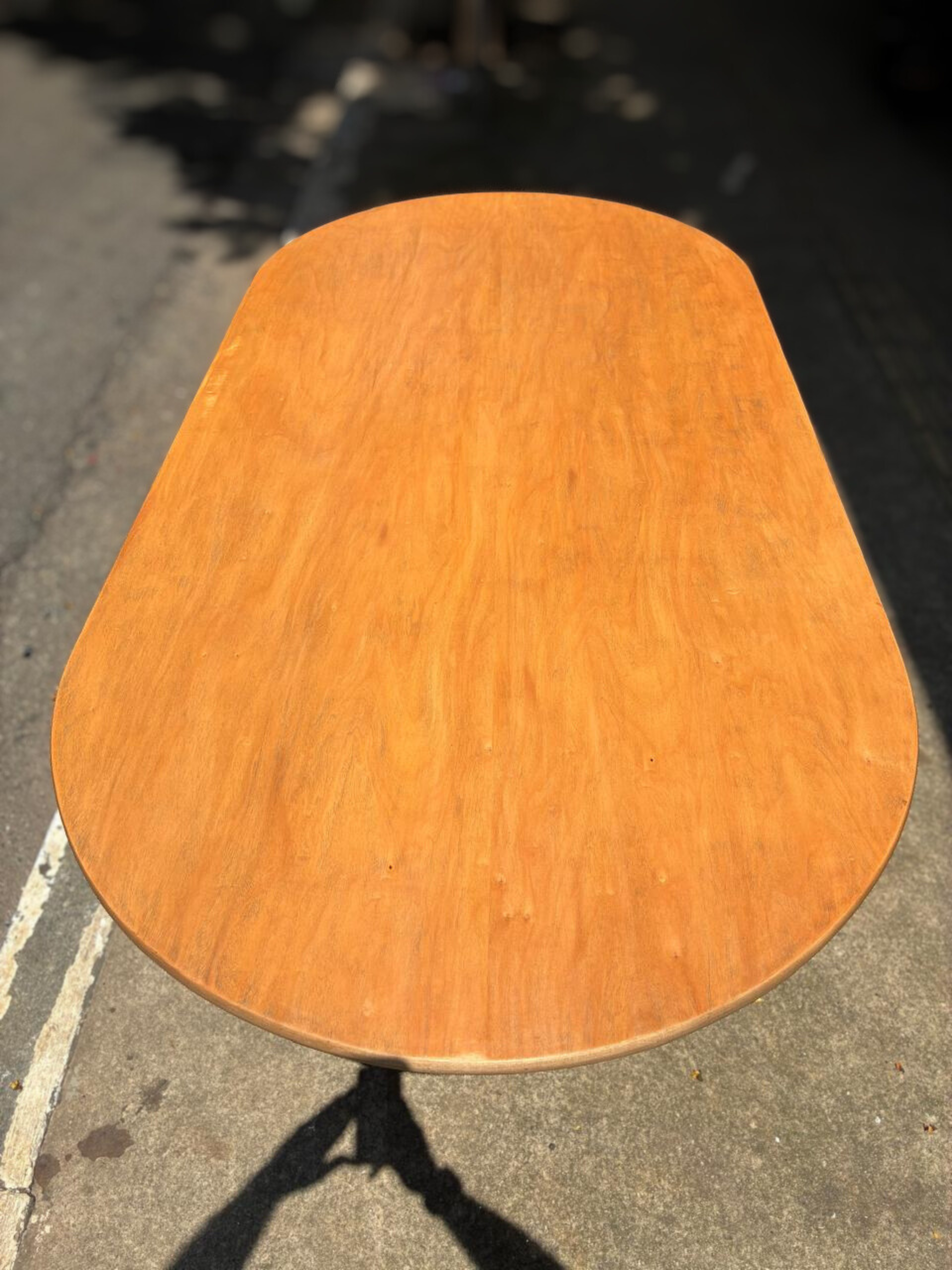 Mesa de Jantar Retangular Oval em madeira clara - Thonart