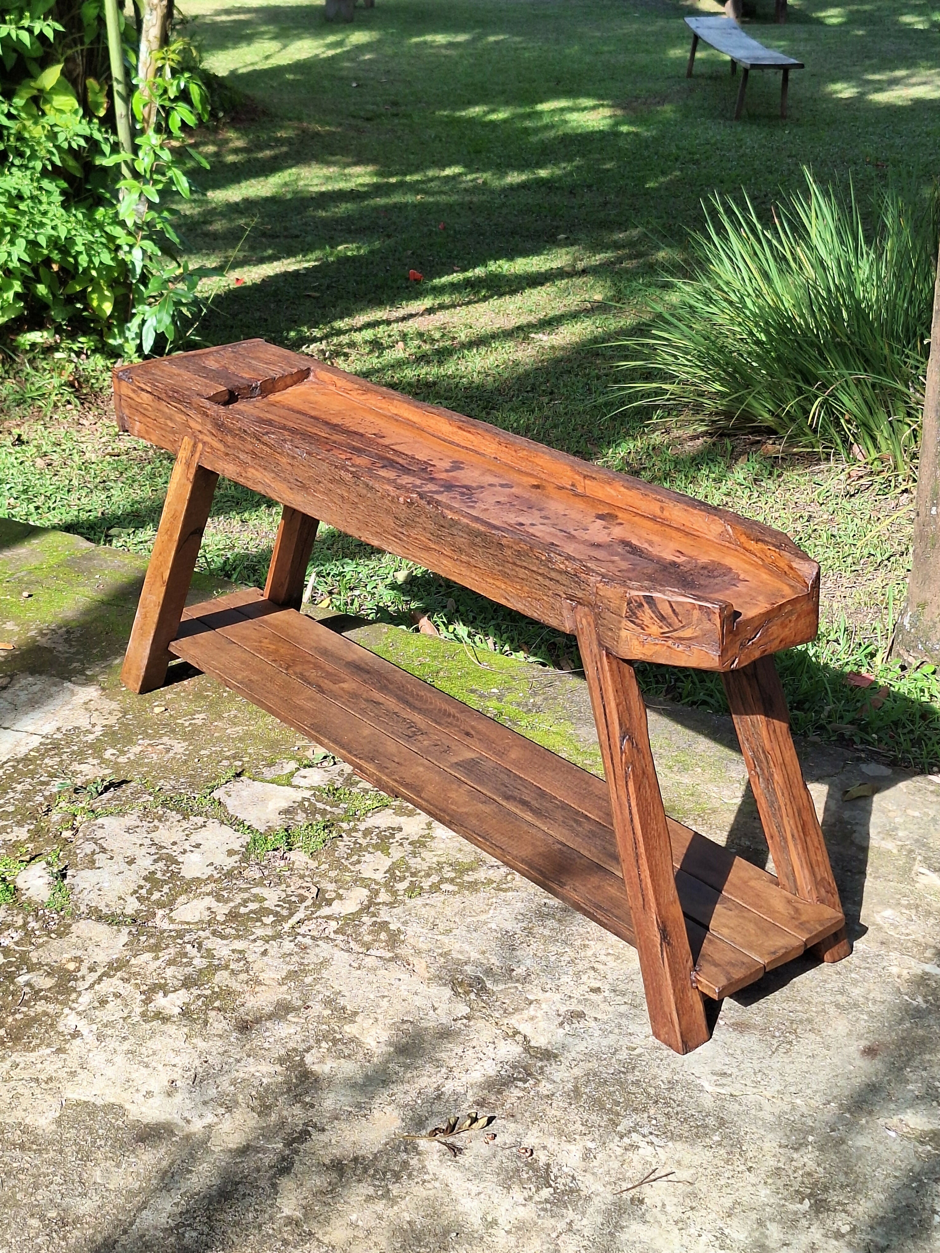 Queijeira Rústica Madeira Maciça Garimpo Mineiro